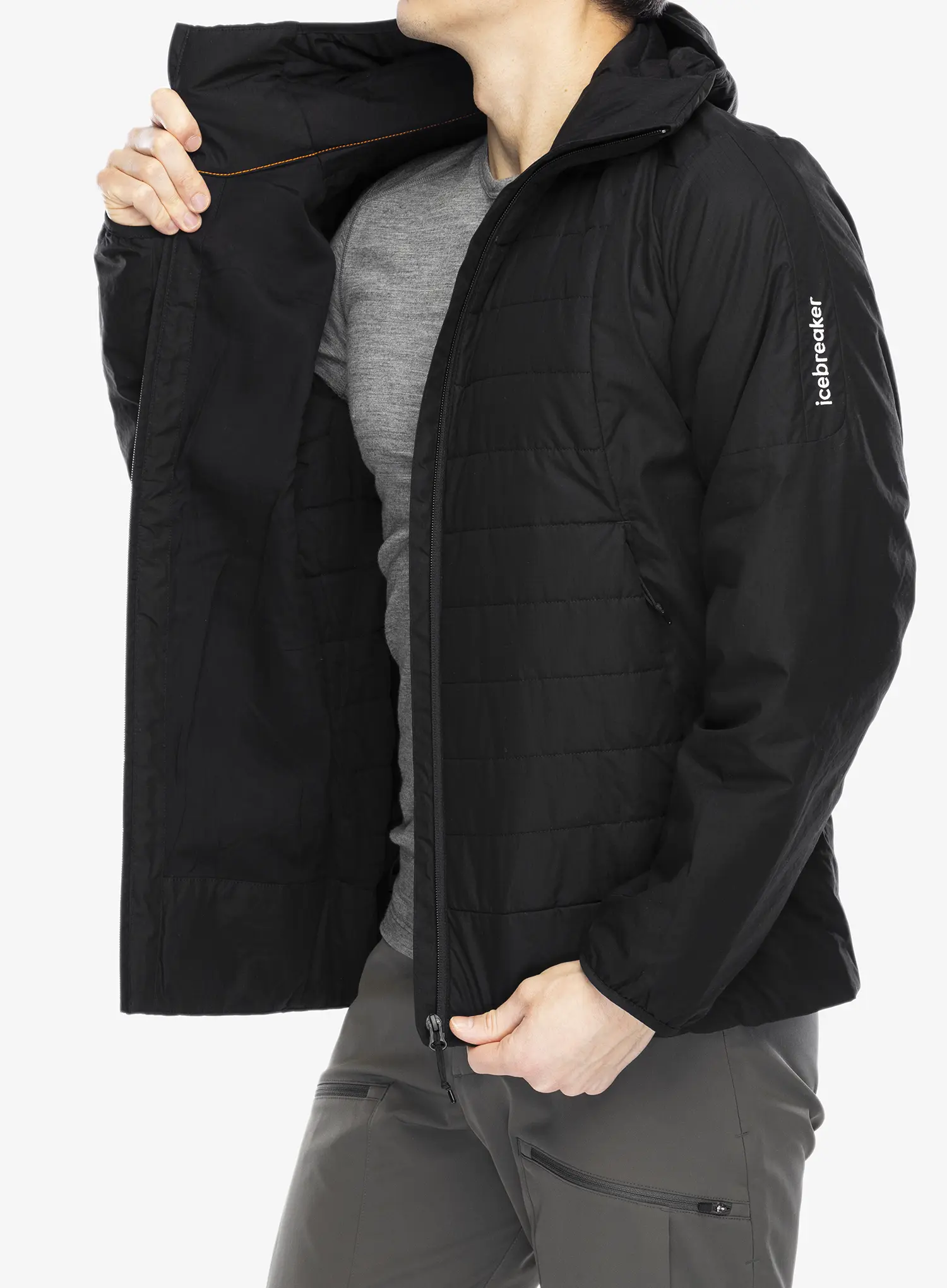 Sintetična jakna Icebreaker 1360 Merino Loft Jacket - black