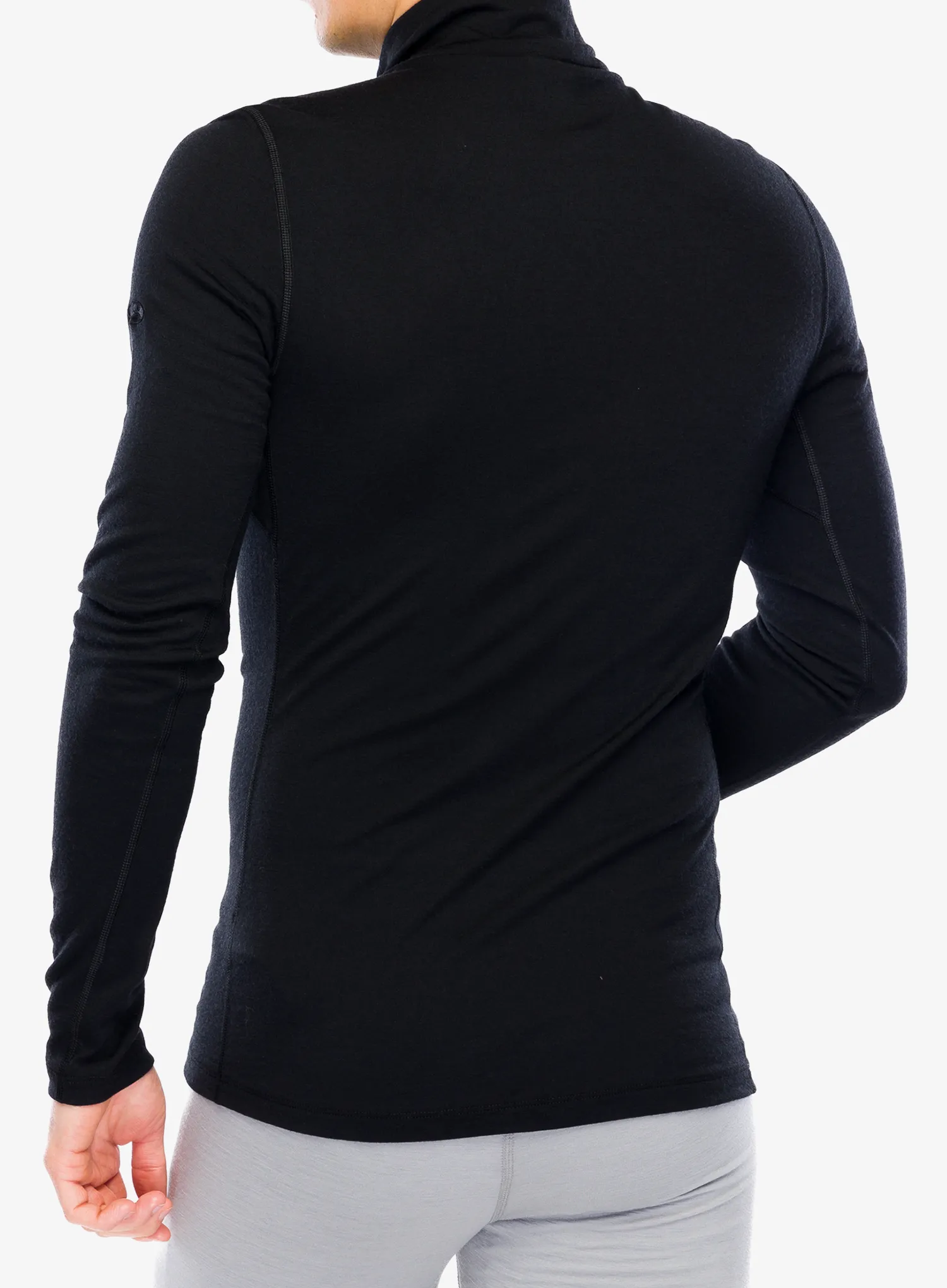Termo flis jopa Icebreaker 200 Oasis L/S Half Zip - black