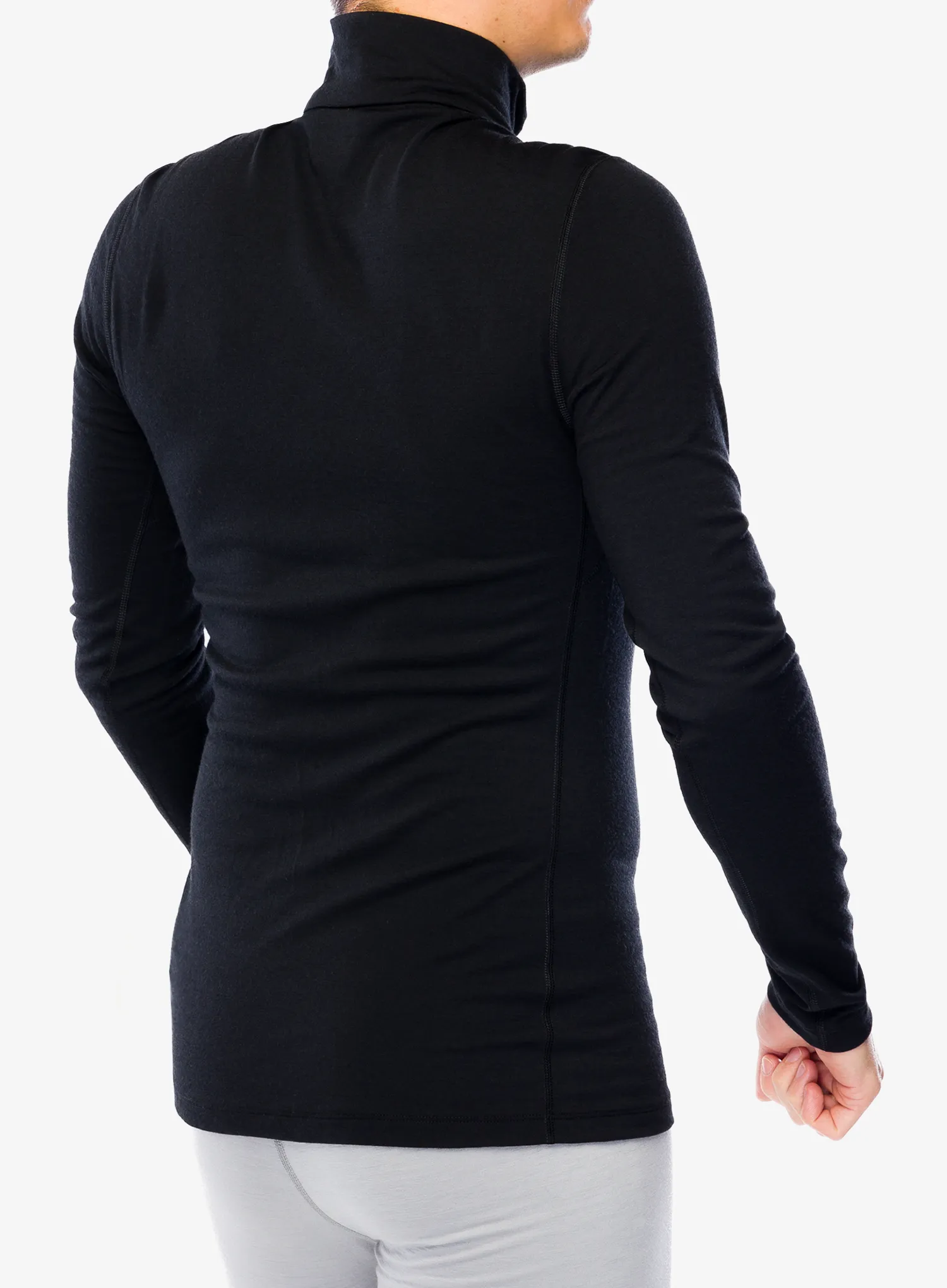 Termo flis jopa Icebreaker 200 Oasis L/S Half Zip - black