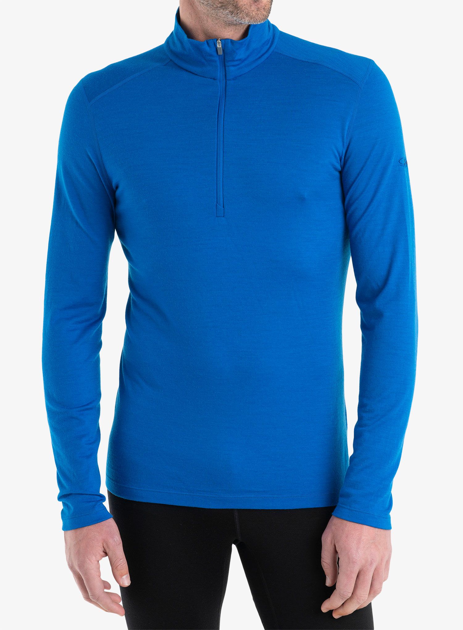Jopica z zadrgo Icebreaker 200 Oasis L/S Half Zip - lazurite