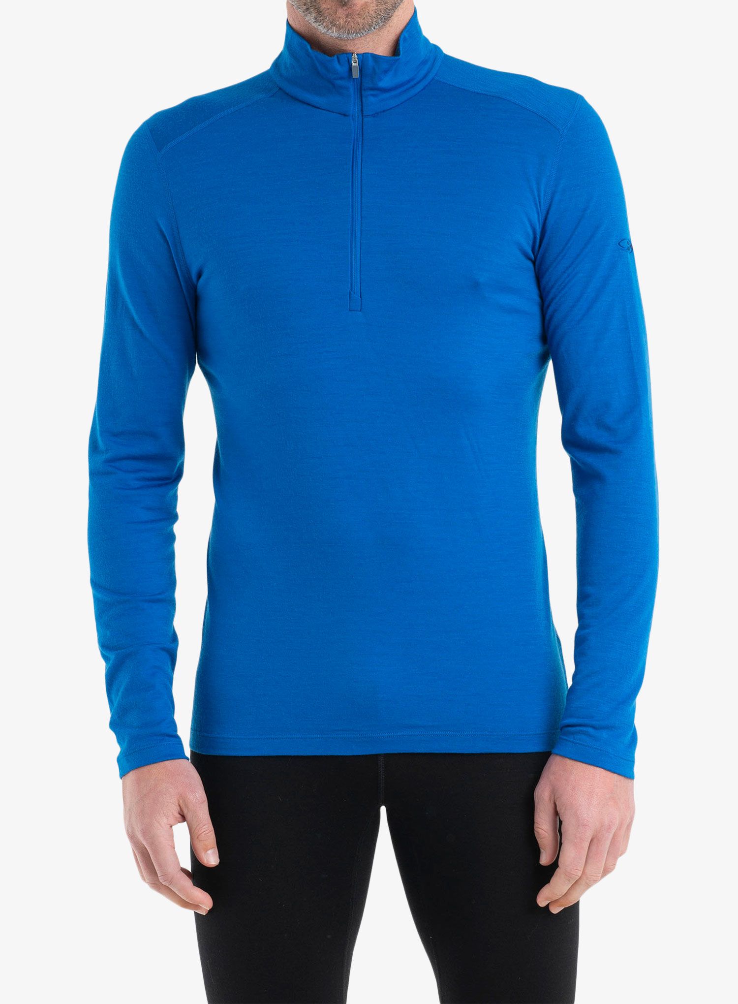 Jopica z zadrgo Icebreaker 200 Oasis L/S Half Zip - lazurite