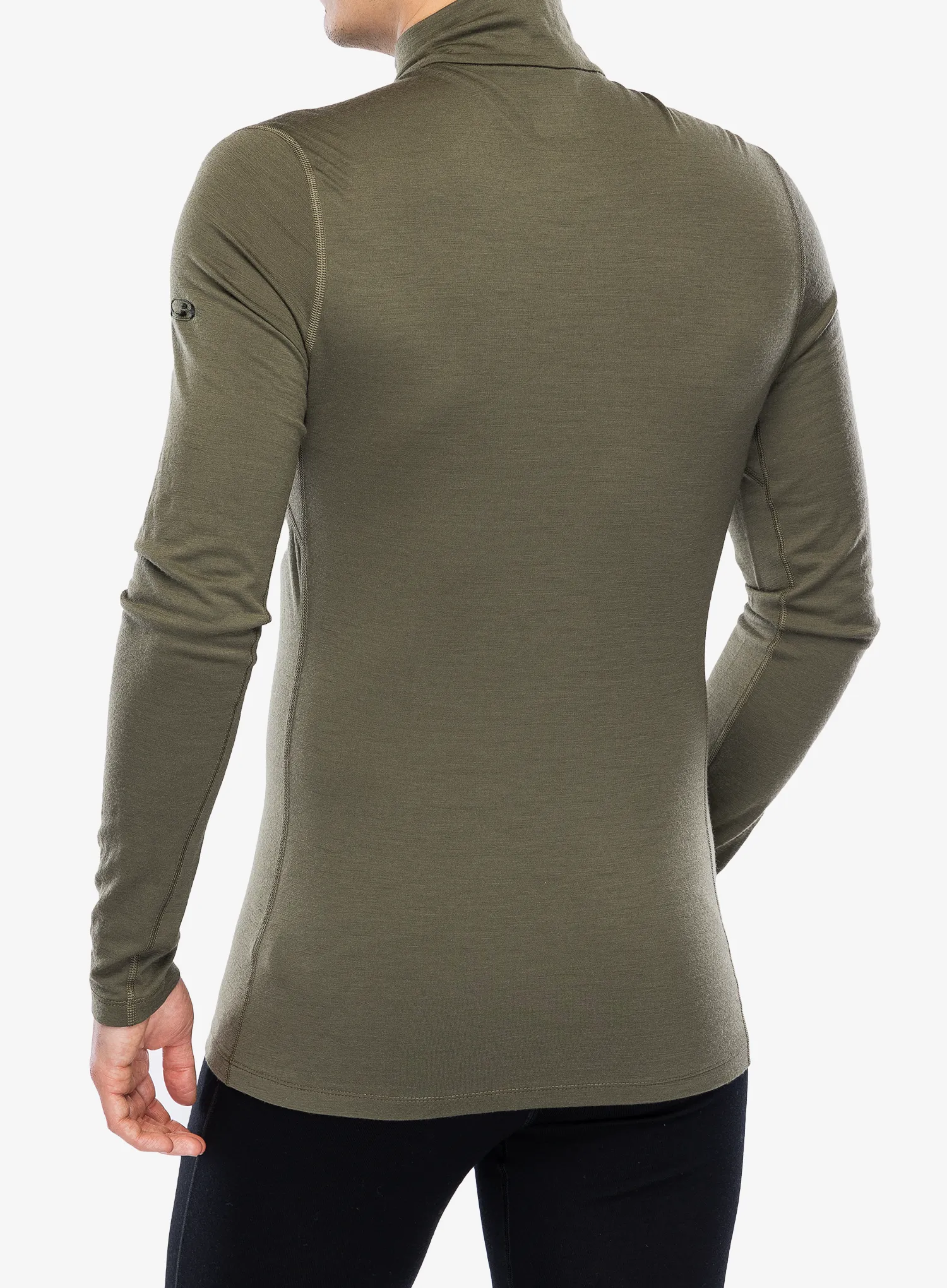 Termo flis jopa Icebreaker 200 Oasis L/S Half Zip - loden