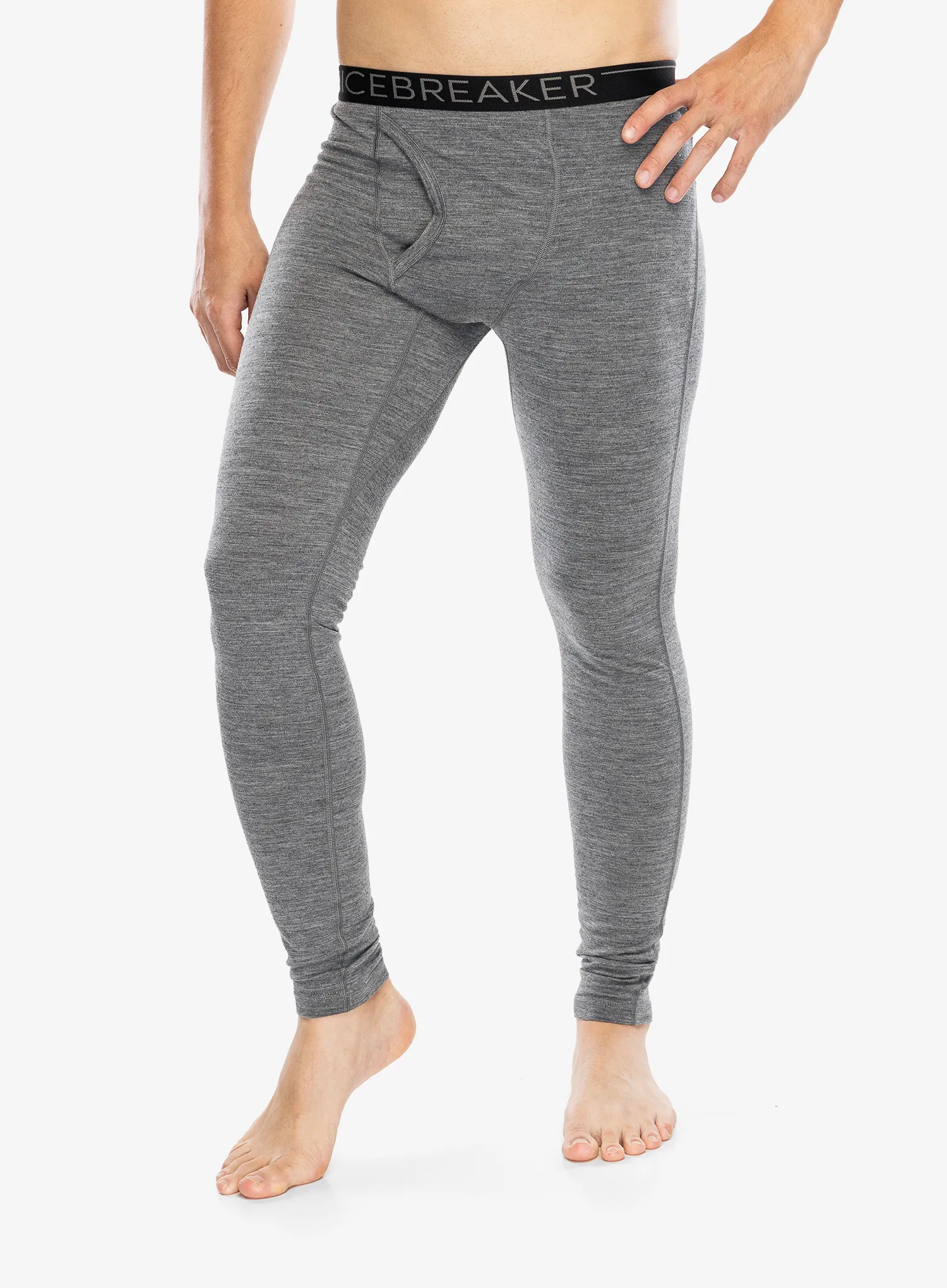 Termo pajkice Icebreaker 200 Oasis Leggings W/Fly - gritstone
