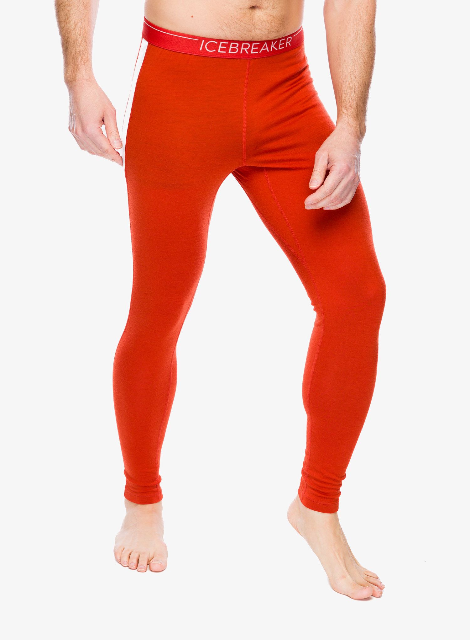 Termo pajkice Icebreaker 200 Sonebula Leggings - molten/snow