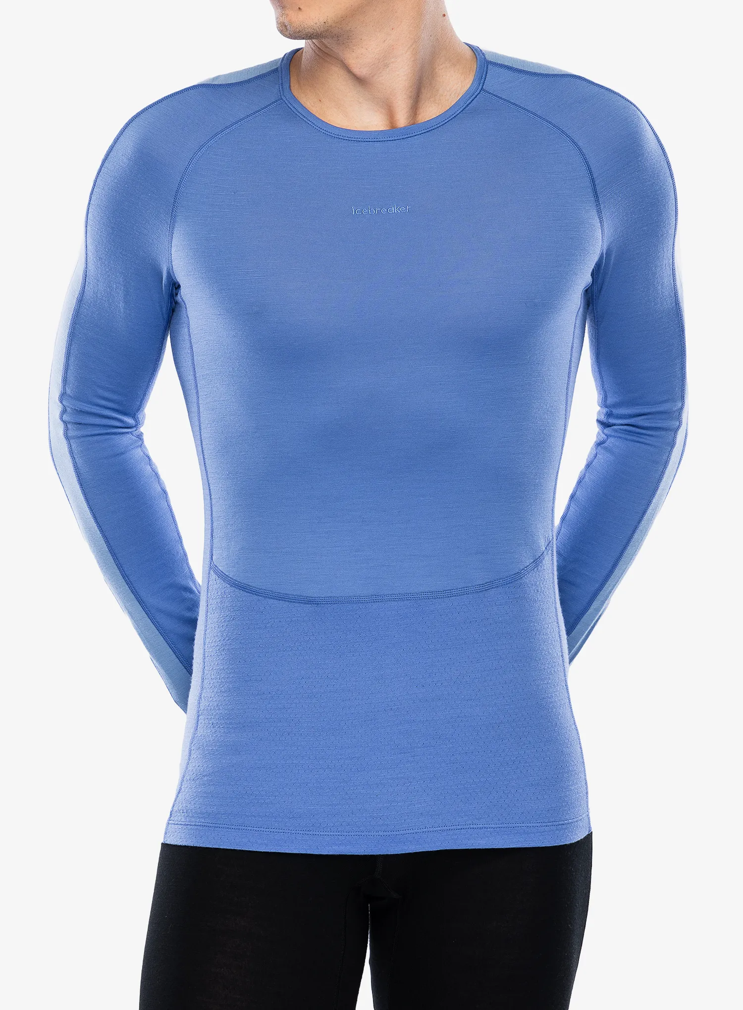Termo flis jopa Icebreaker 200 ZoneKnit LS Crewe - brilliant/baja/cb