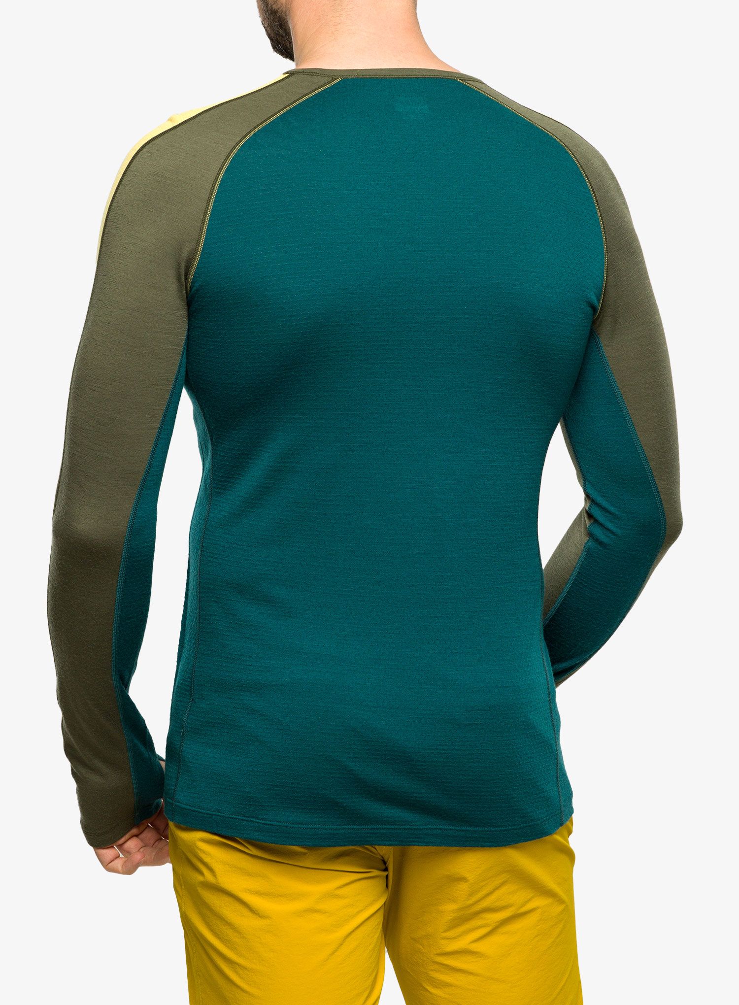 Termo flis jopa Icebreaker 200 ZoneKnit LS Crewe - green
