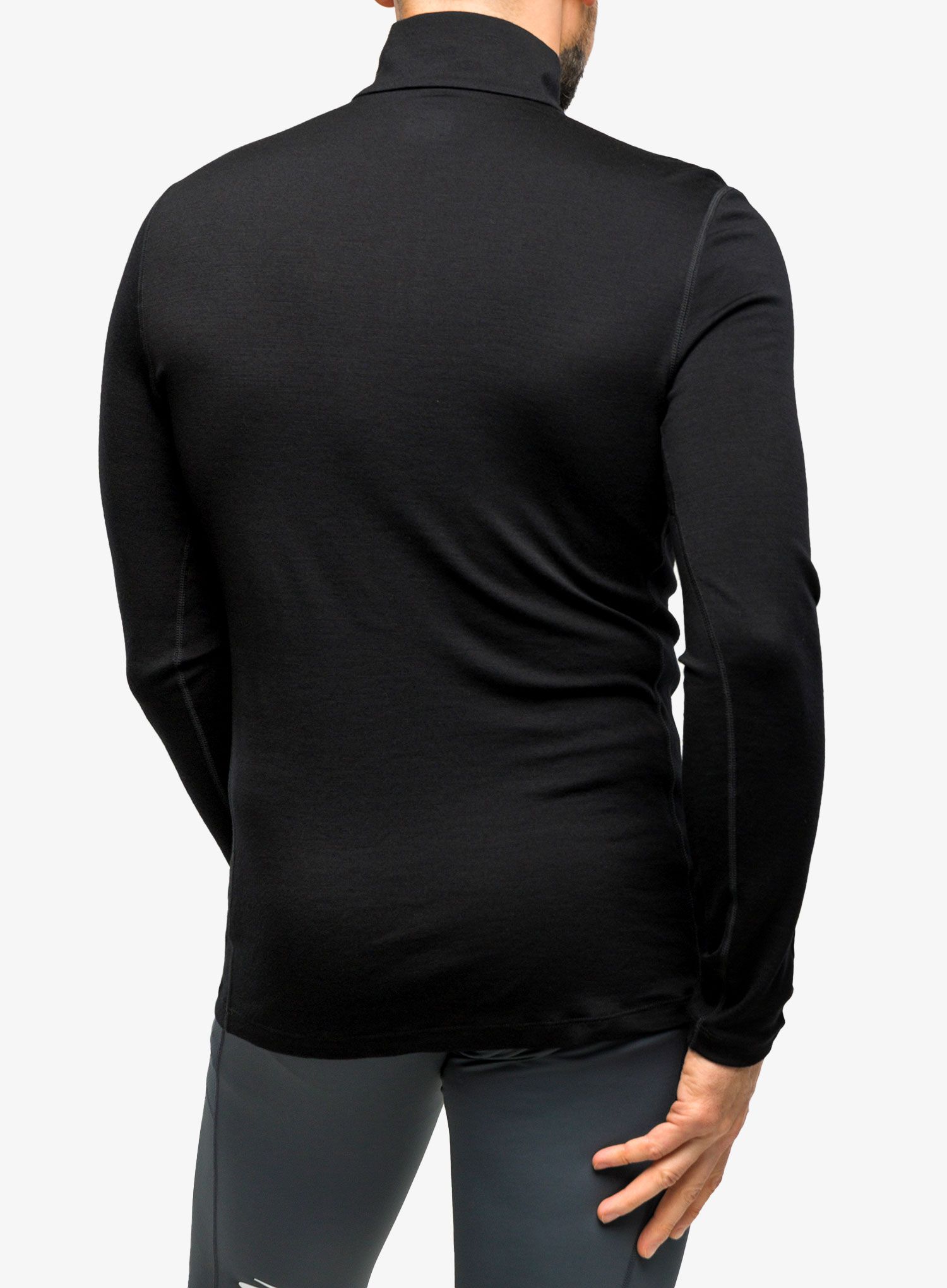 Termo flis jopa Icebreaker 260 Tech L/S Half Zip - black