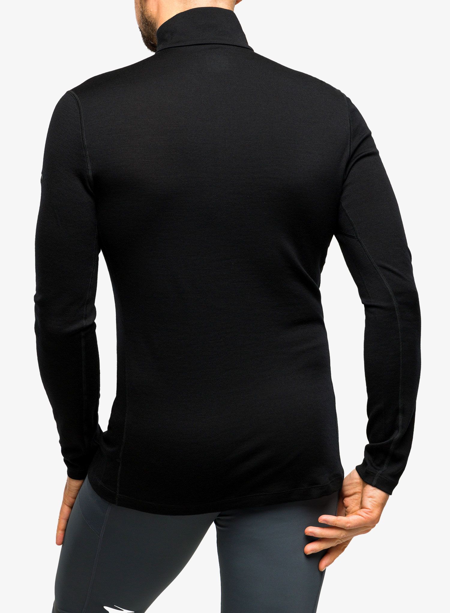 Termo flis jopa Icebreaker 260 Tech L/S Half Zip - black