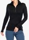 Ženska termo flis jopa Icebreaker 260 Tech L/S Half Zip - black