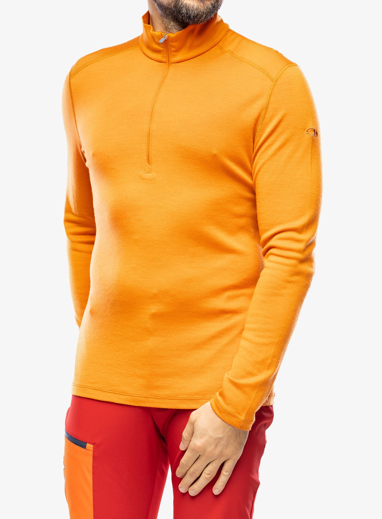 Termo flis jopa Icebreaker 260 Tech L/S Half Zip - earth
