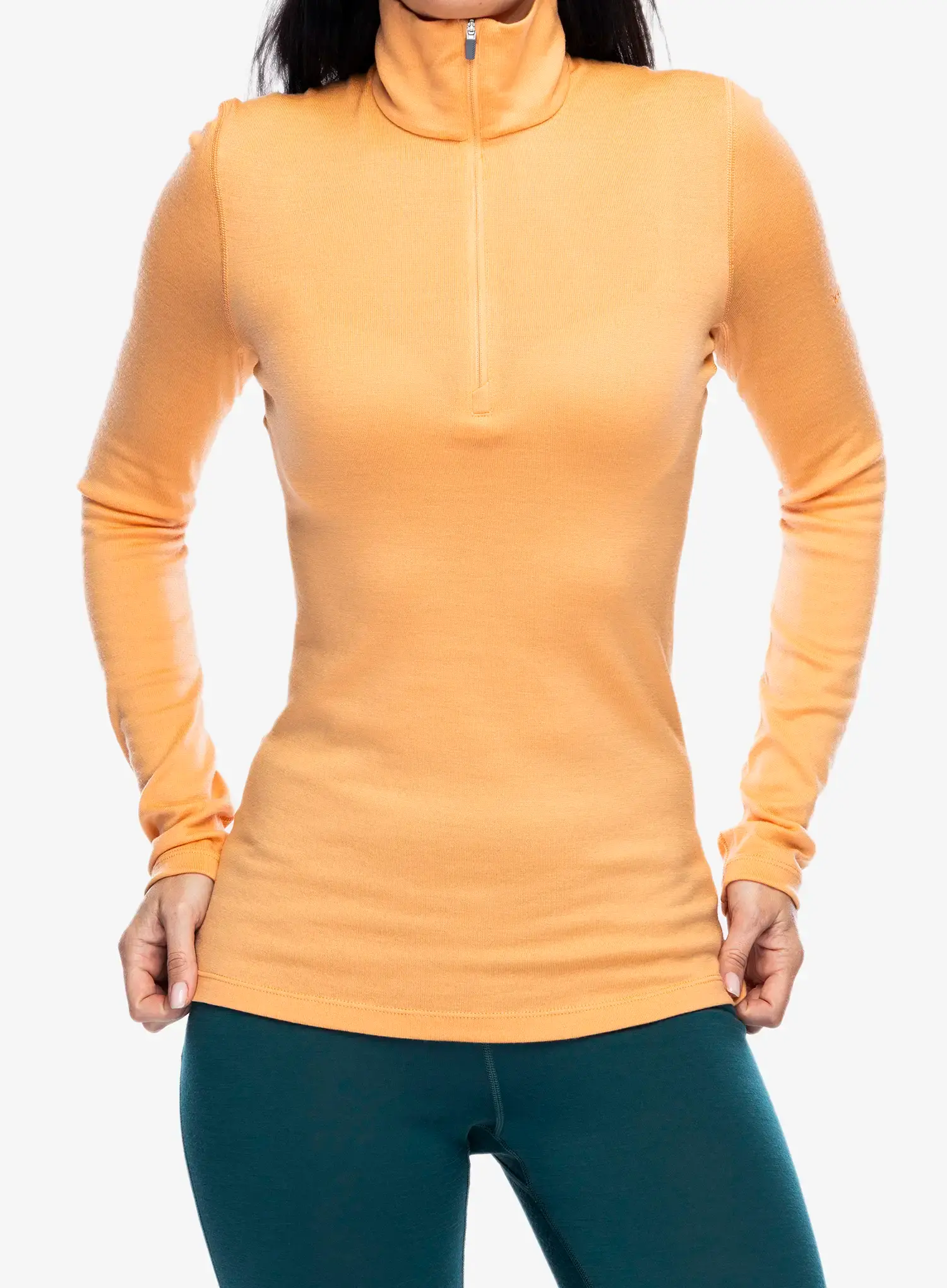 Ženska termo flis jopa Icebreaker 260 Tech L/S Half Zip - feldspar