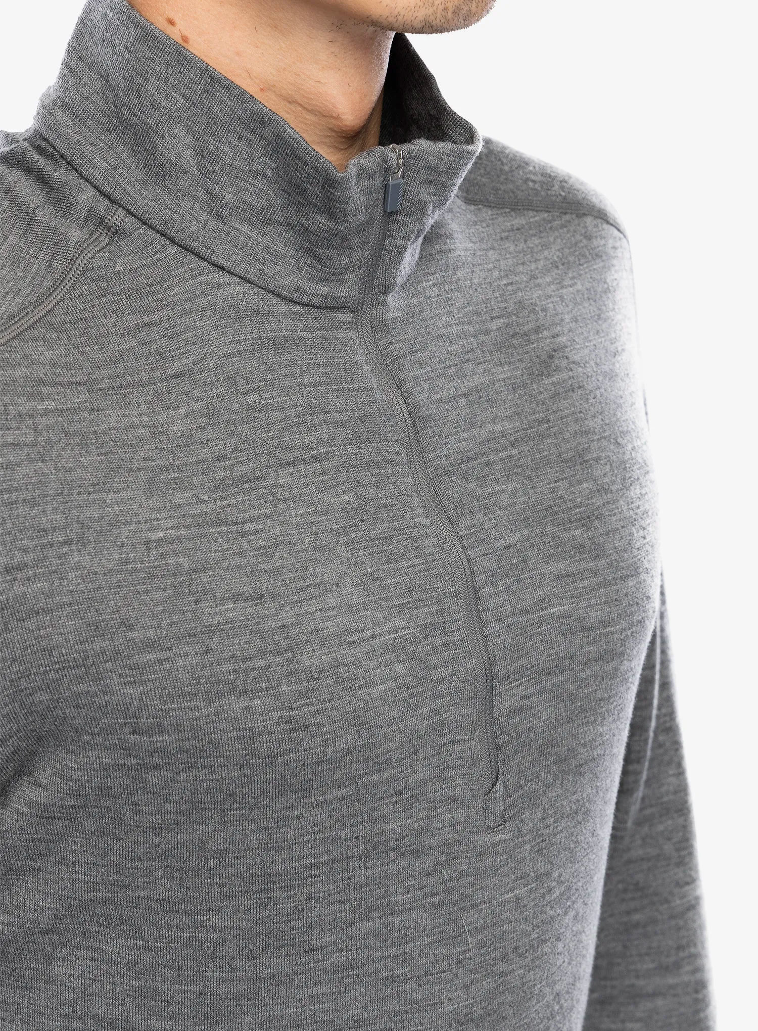 Termo flis jopa Icebreaker 260 Tech L/S Half Zip - gritstone hthr