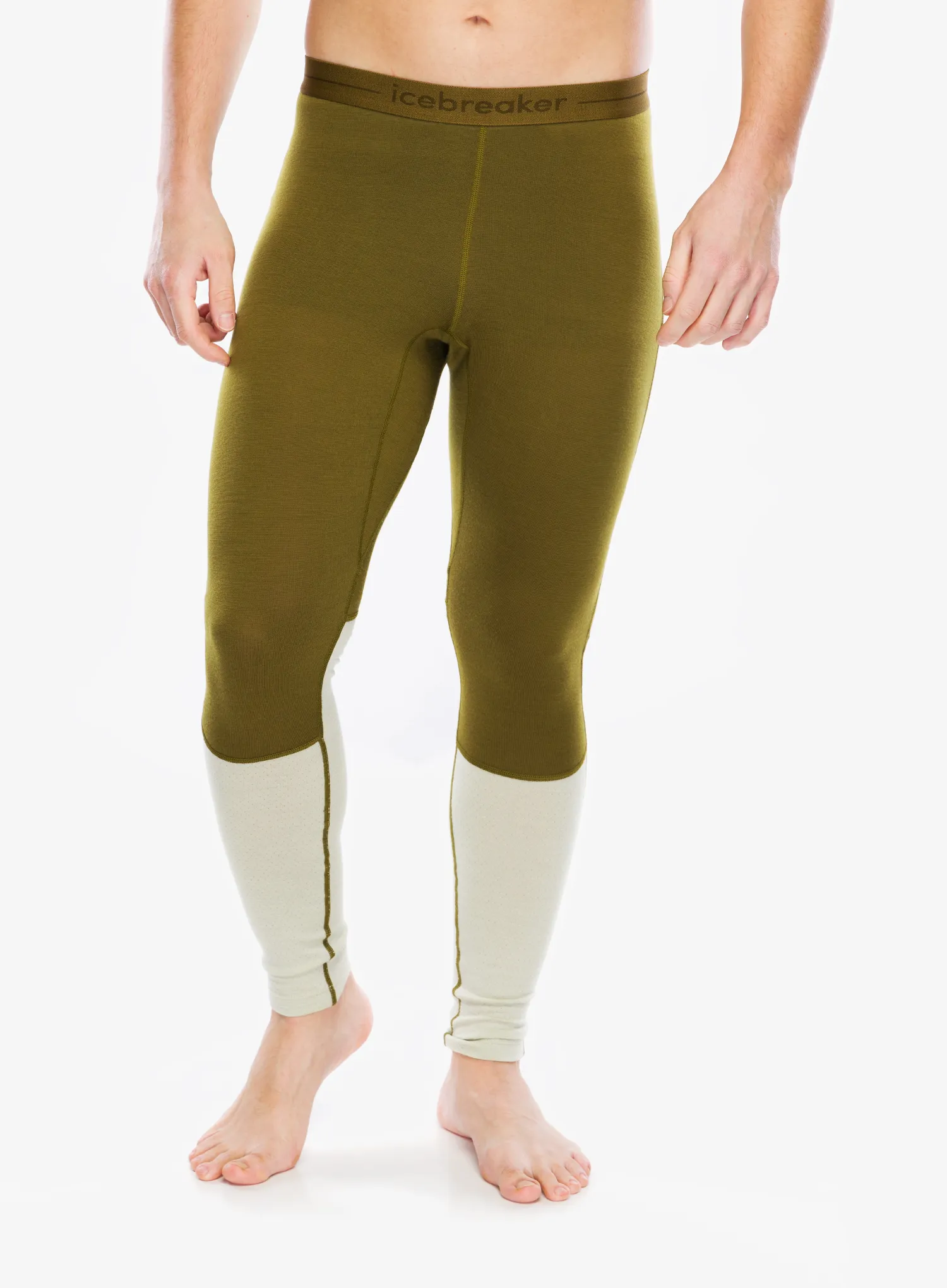 Termo pajkice Icebreaker 260 ZoneKnit Leggings - algae/ashen/cb