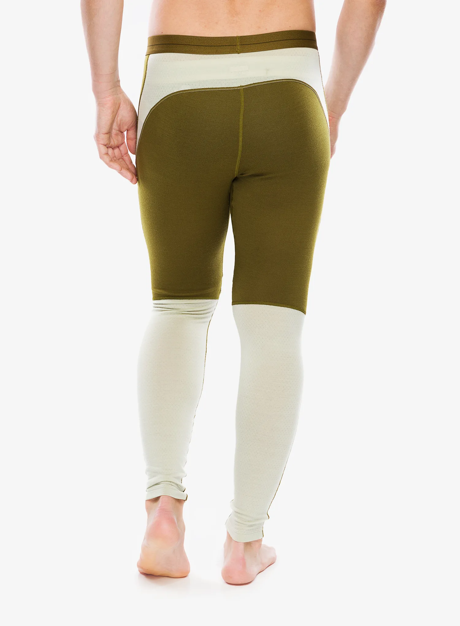 Termo pajkice Icebreaker 260 ZoneKnit Leggings - algae/ashen/cb