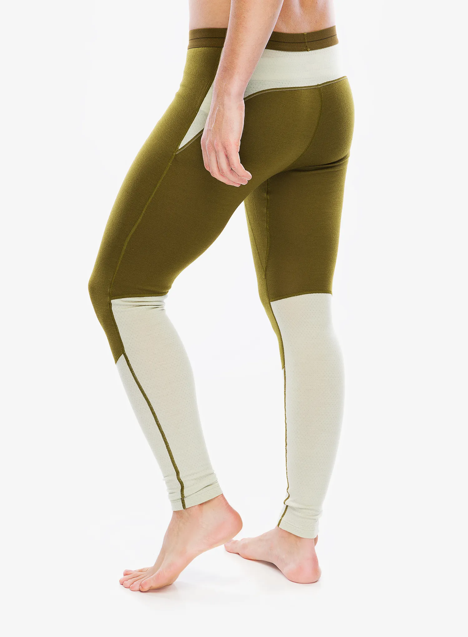 Termo pajkice Icebreaker 260 ZoneKnit Leggings - algae/ashen/cb