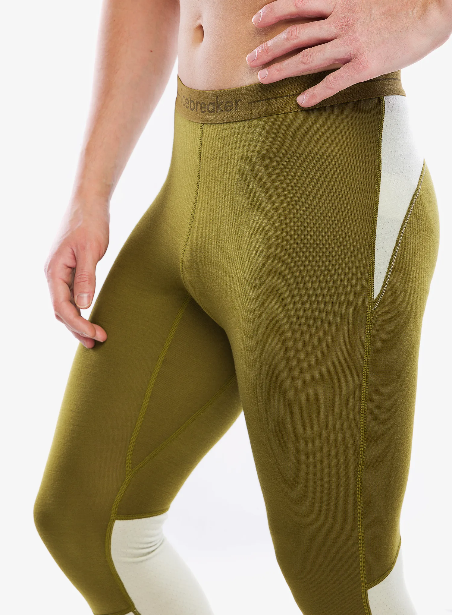 Termo pajkice Icebreaker 260 ZoneKnit Leggings - algae/ashen/cb