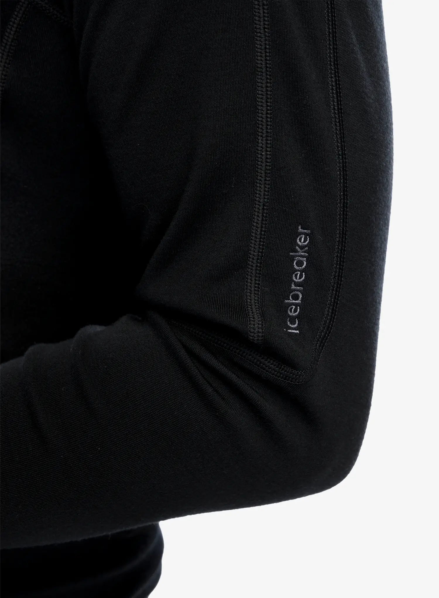 Termo flis jopa Icebreaker 300 MerinoFine Polar LS Half Zip - black