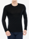 Termo flis jopa Icebreaker Anatomica LS Crewe - black
