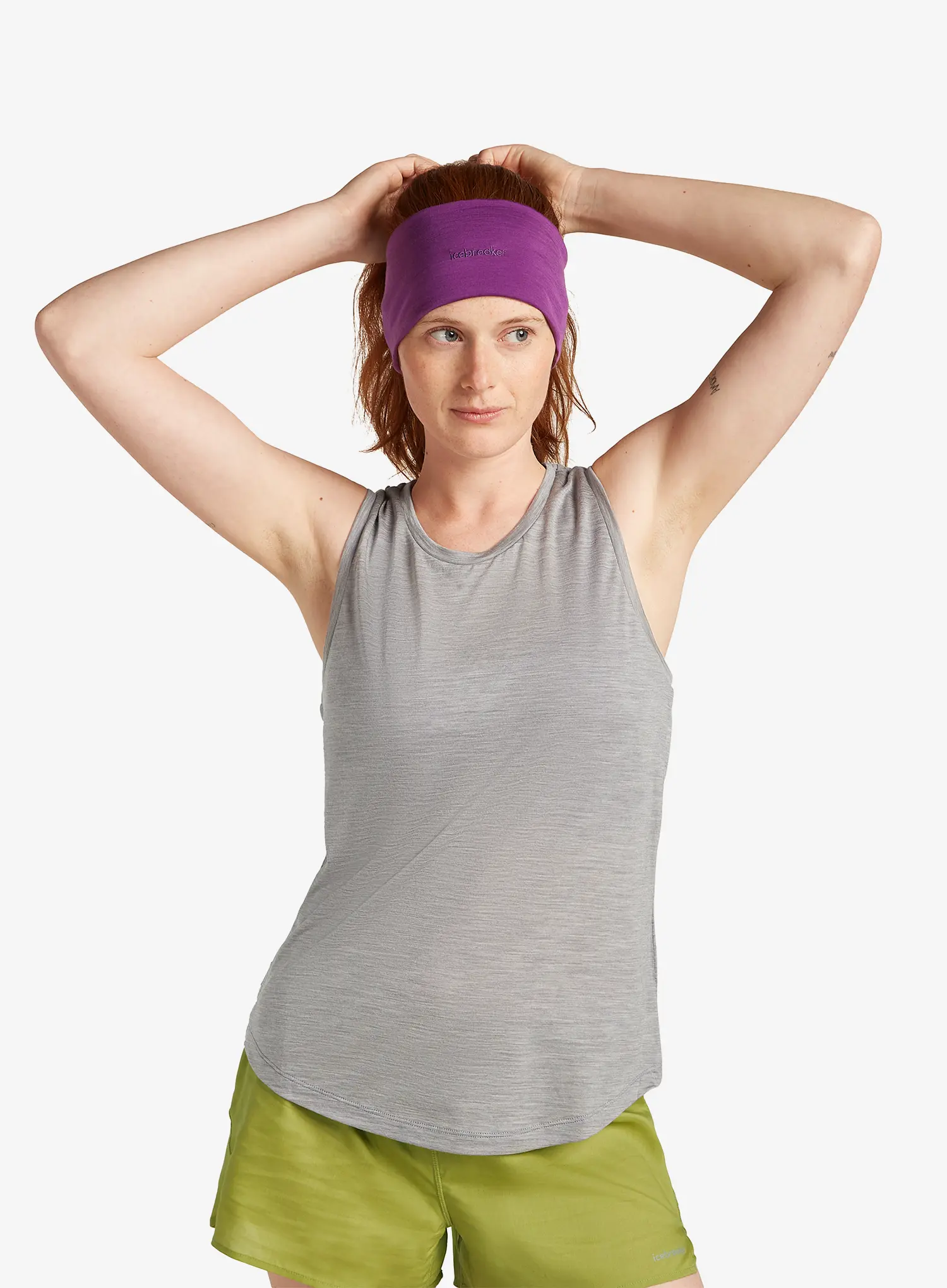 Naglavni trak Icebreaker Cool-Lite Sphere Headband - passion
