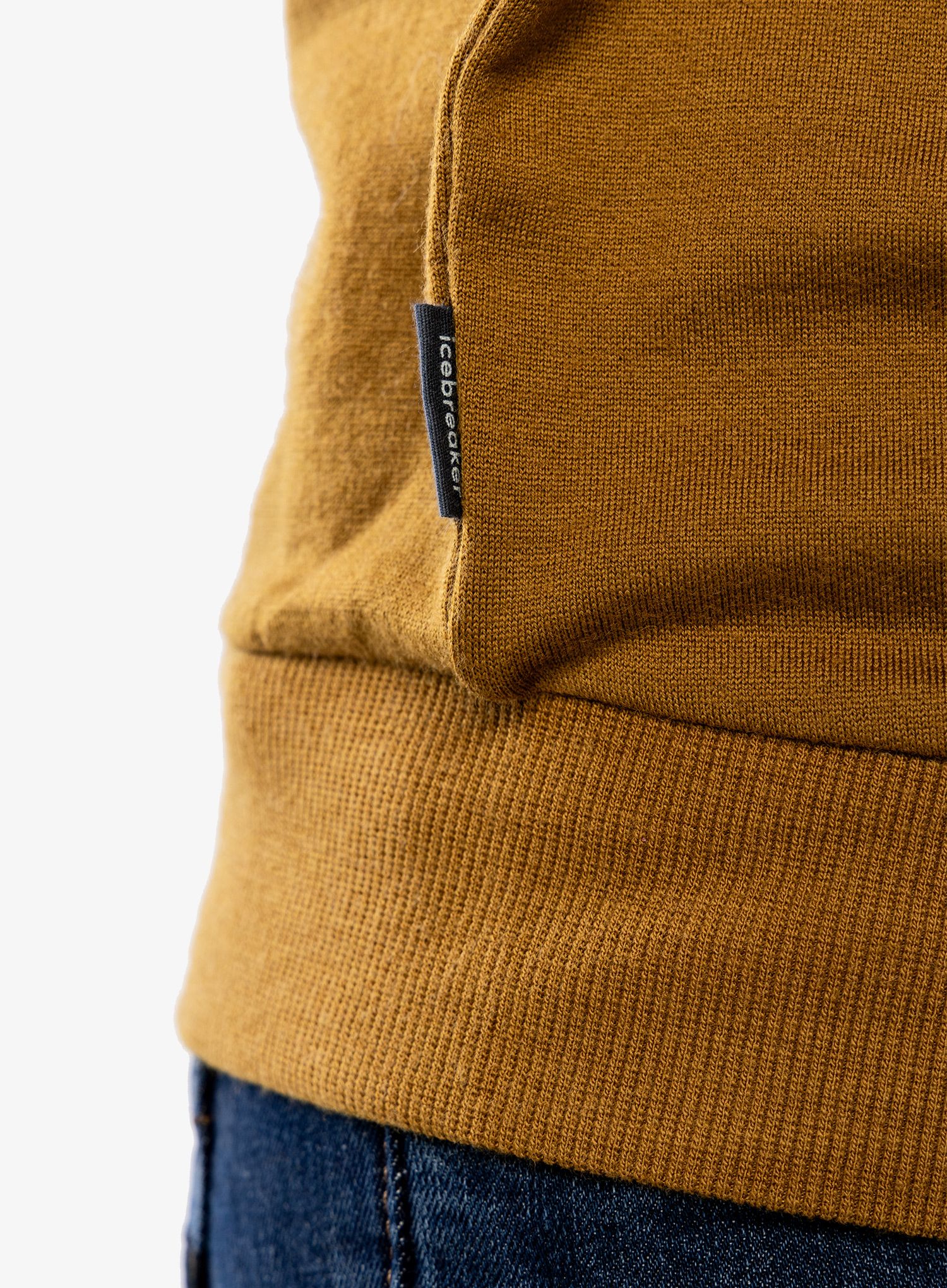 Ženska jopica brez kapuce Icebreaker Crush LS Sweatshirt - clove
