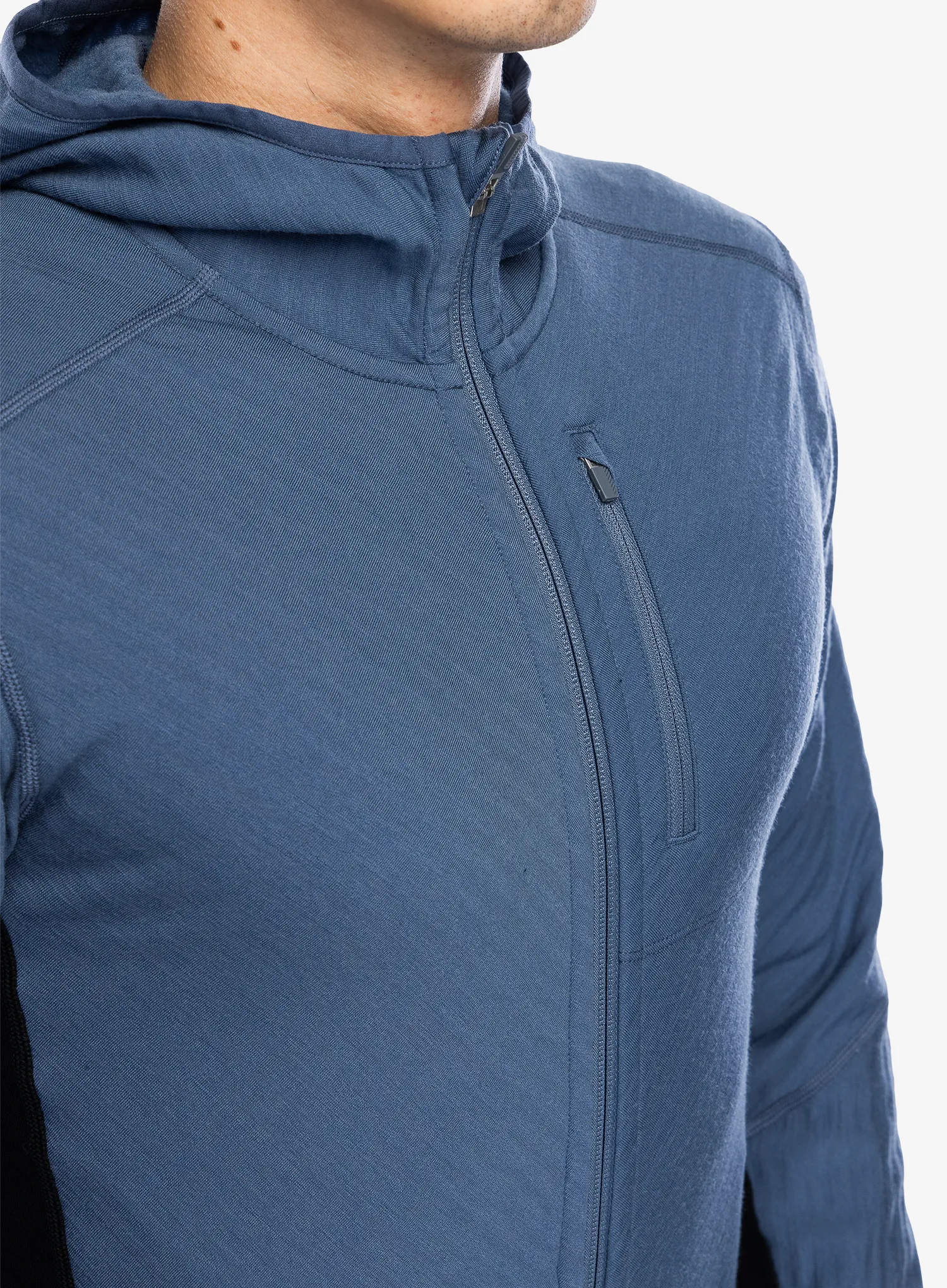 Jopica s kapuco Icebreaker Descender LS Zip Hood - hood dawn/black/cb