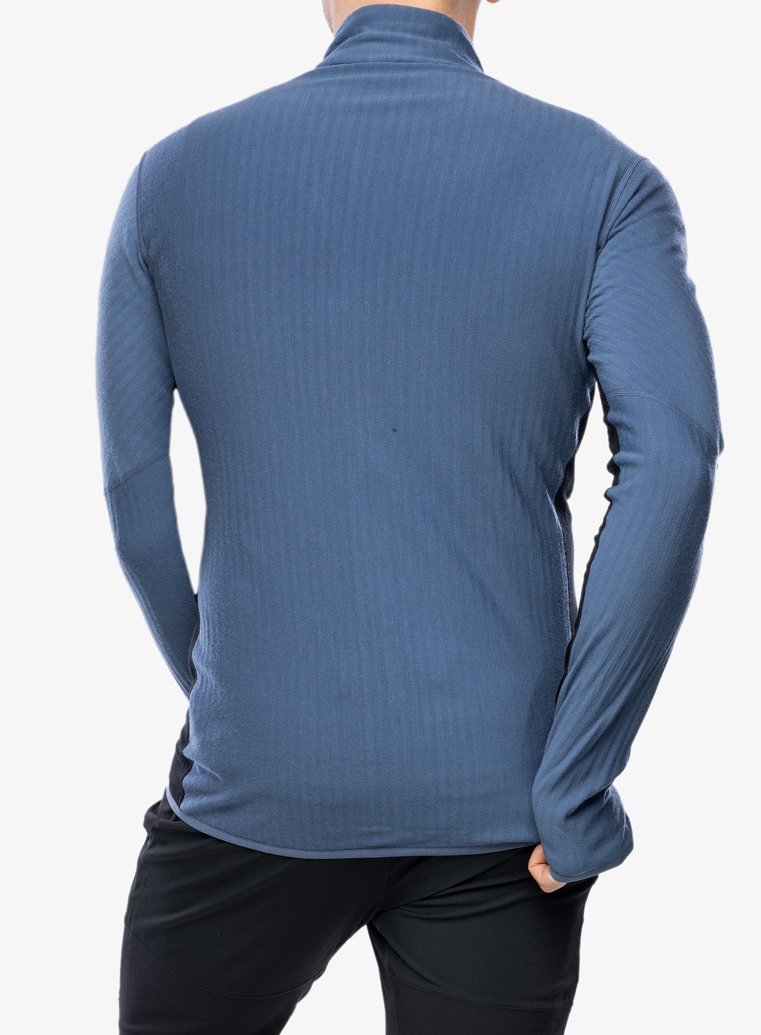 Jopica na zadrgo Icebreaker Descender L/S Zip - dawn/black/cb