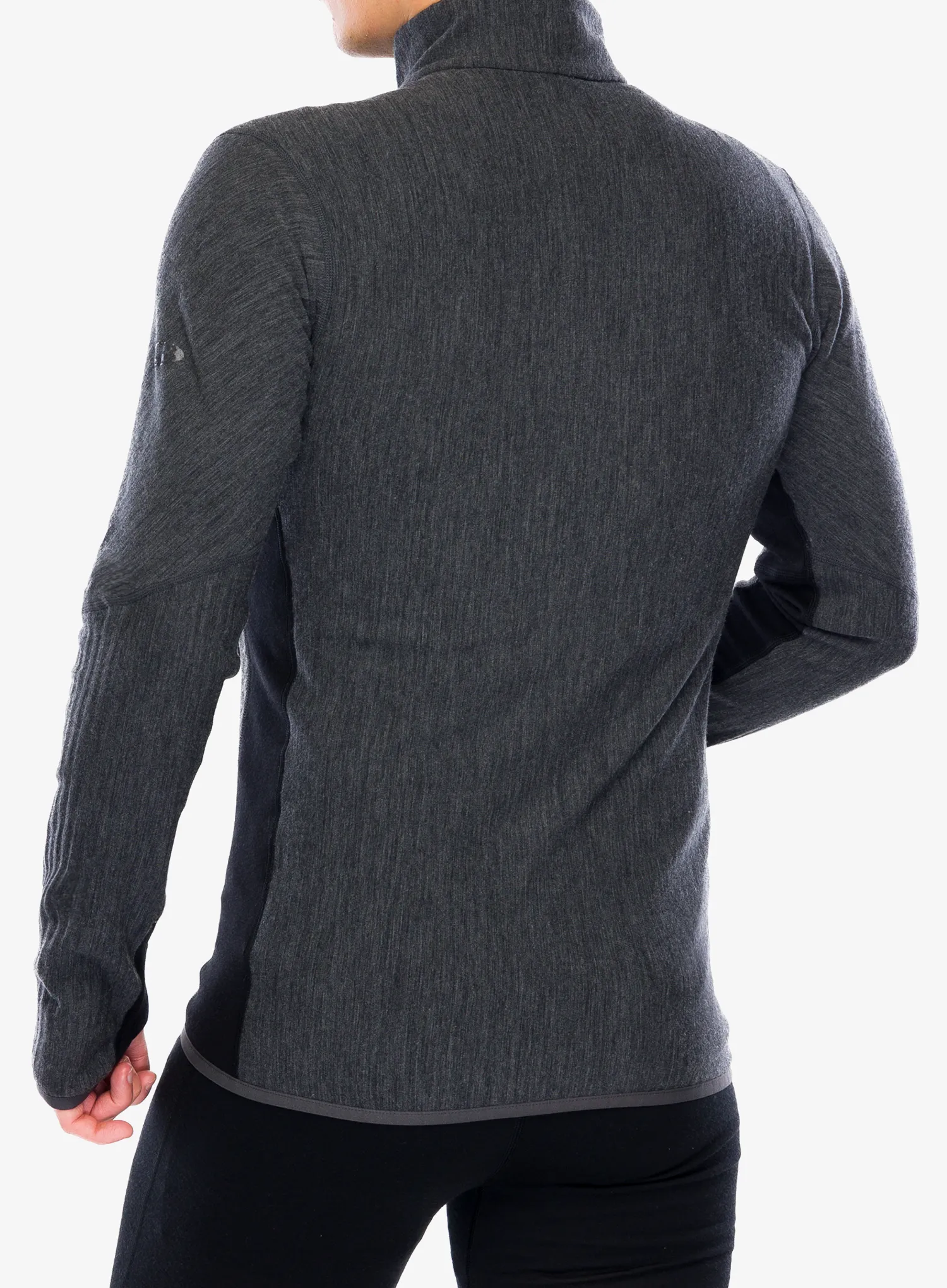 Jopica na zadrgo Icebreaker Descender L/S Zip - jet hthr/black
