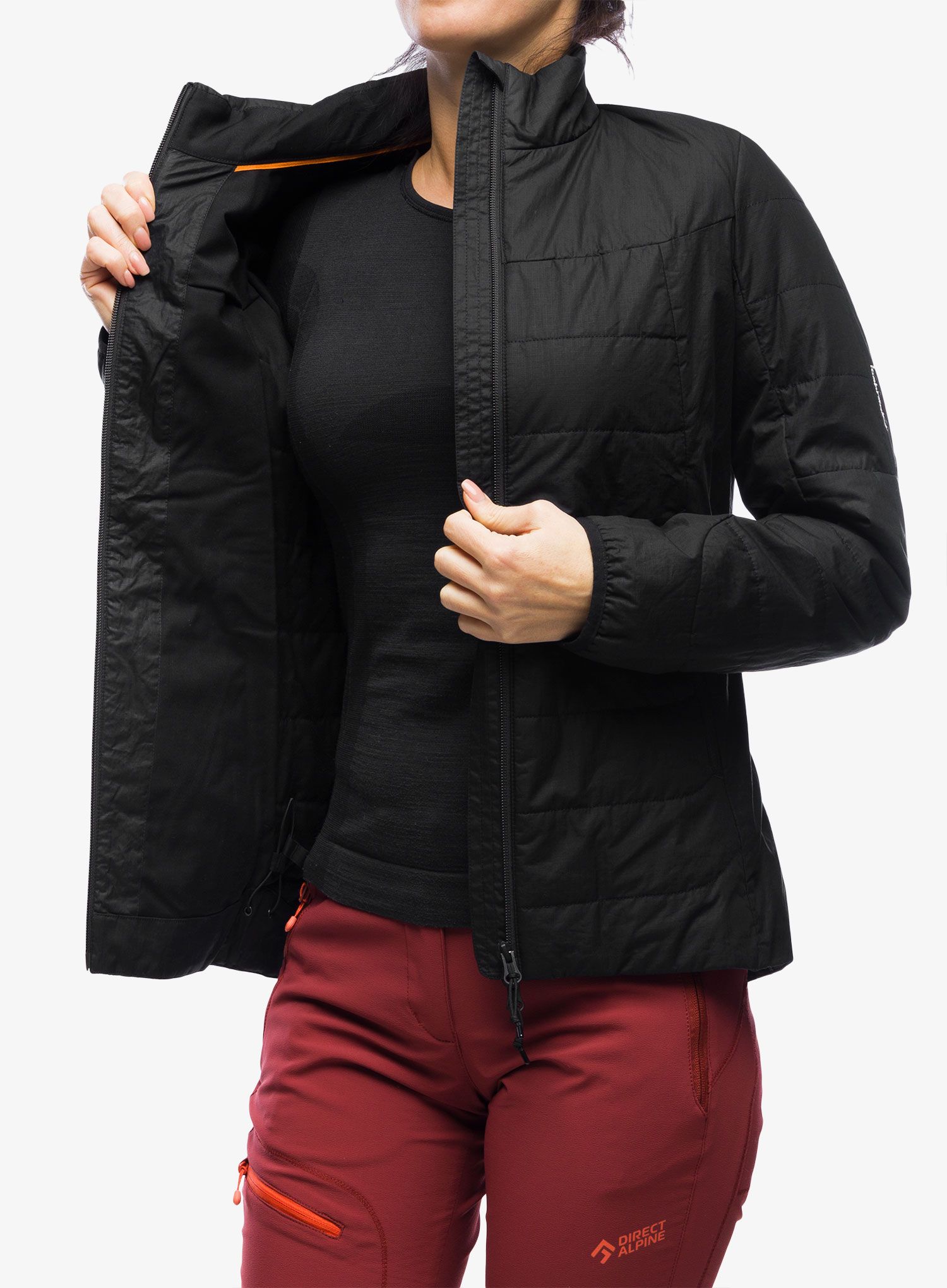 Ženska jakna Icebreaker MerinoLOFT Jacket - black