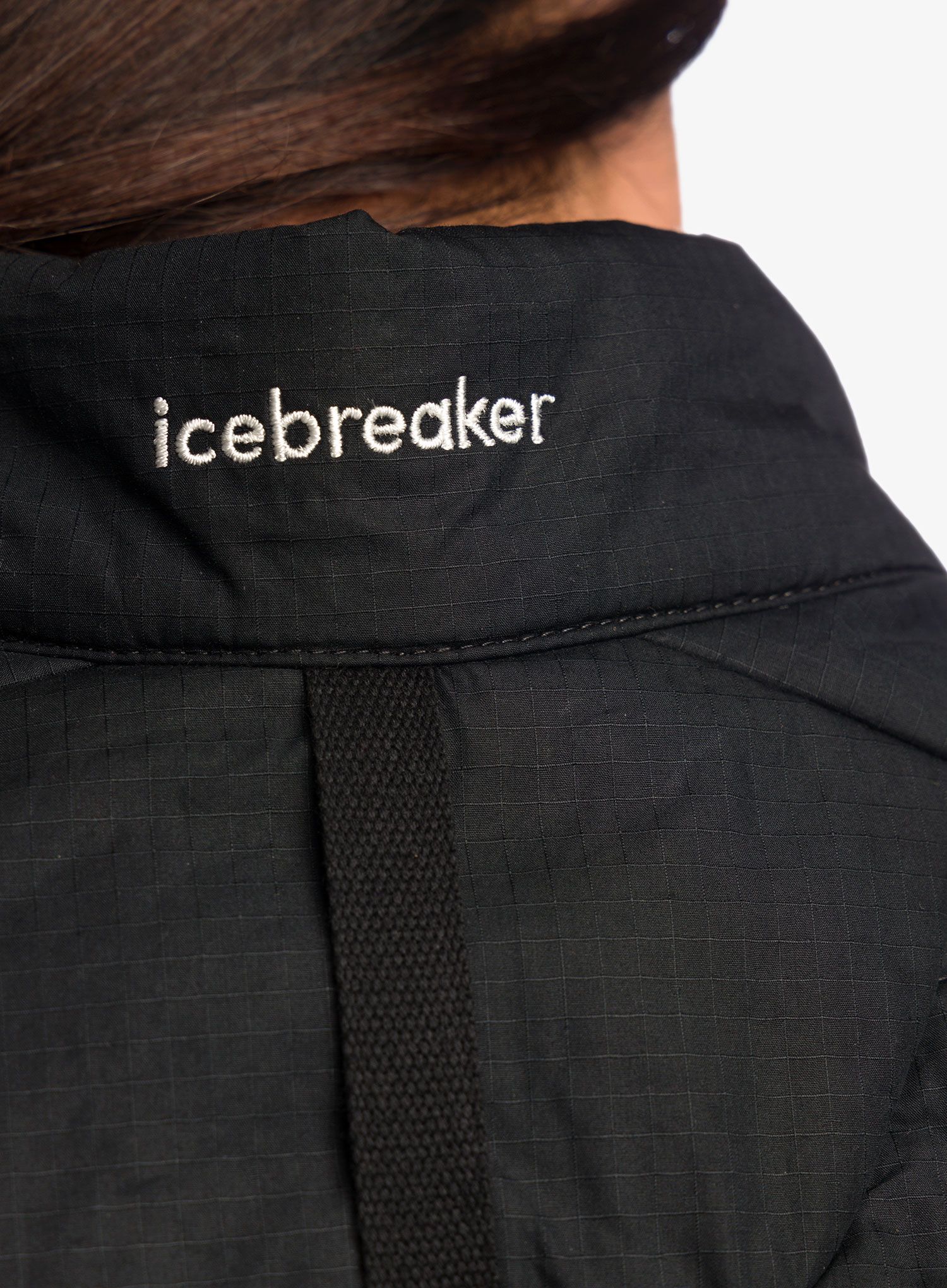 Ženski brezrokavnik Icebreaker MerinoLoft Vest - black/jet hthr