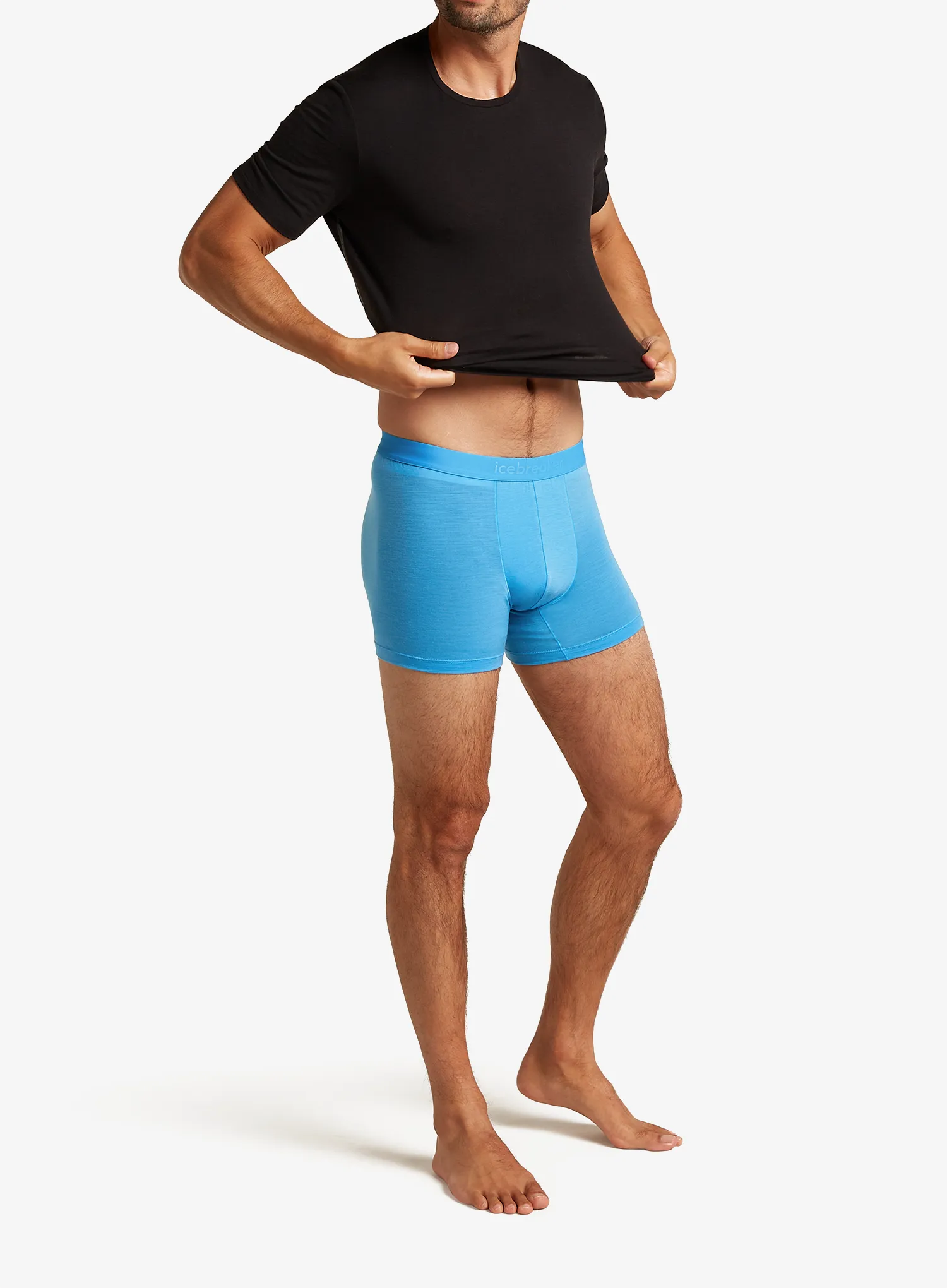Boksarice Icebreaker Merino 125 Cool-Lite Anatomica Boxers - arctic