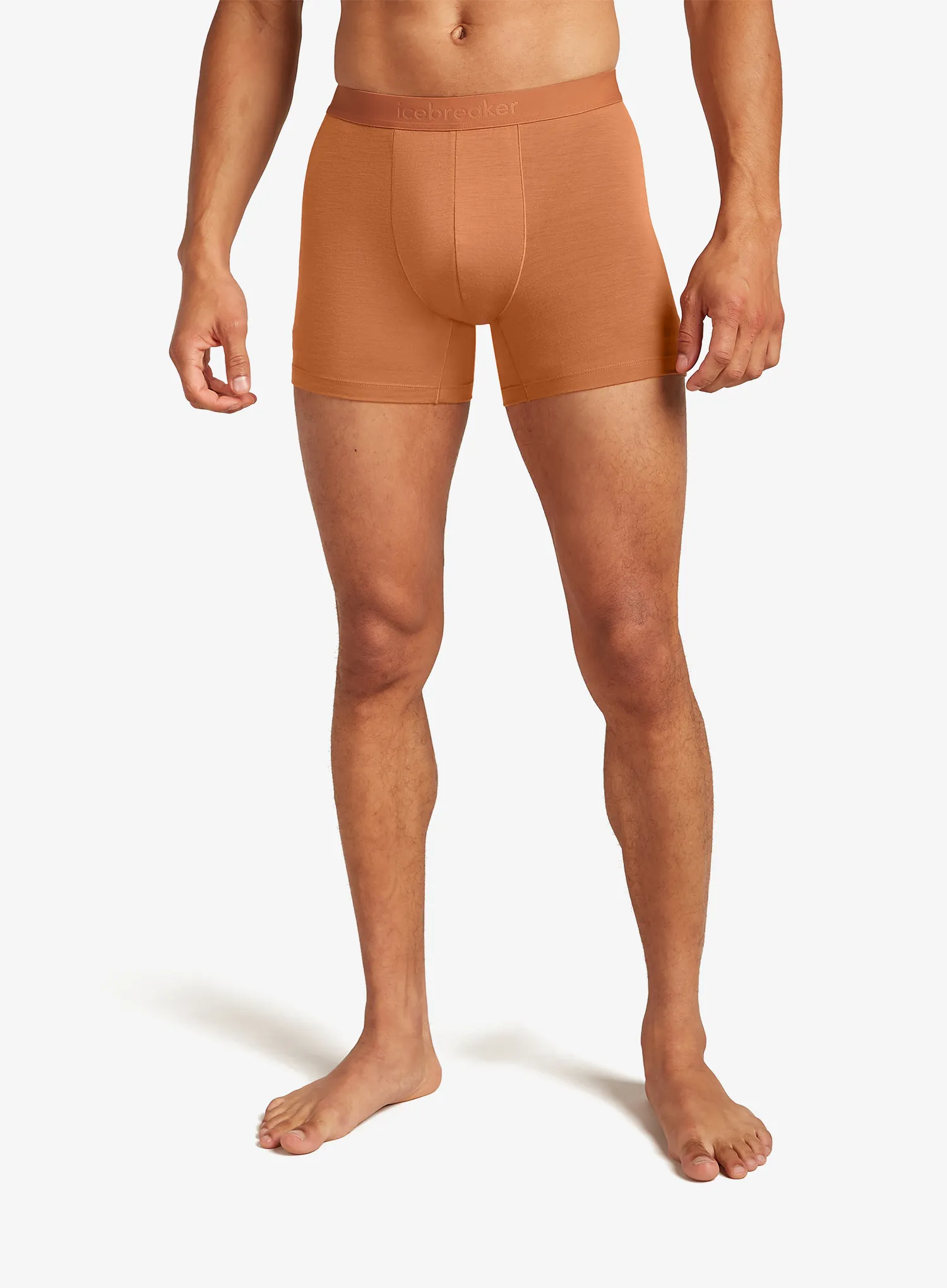 Boksarice Icebreaker Merino 125 Cool-Lite Anatomica Boxers - dusty clay