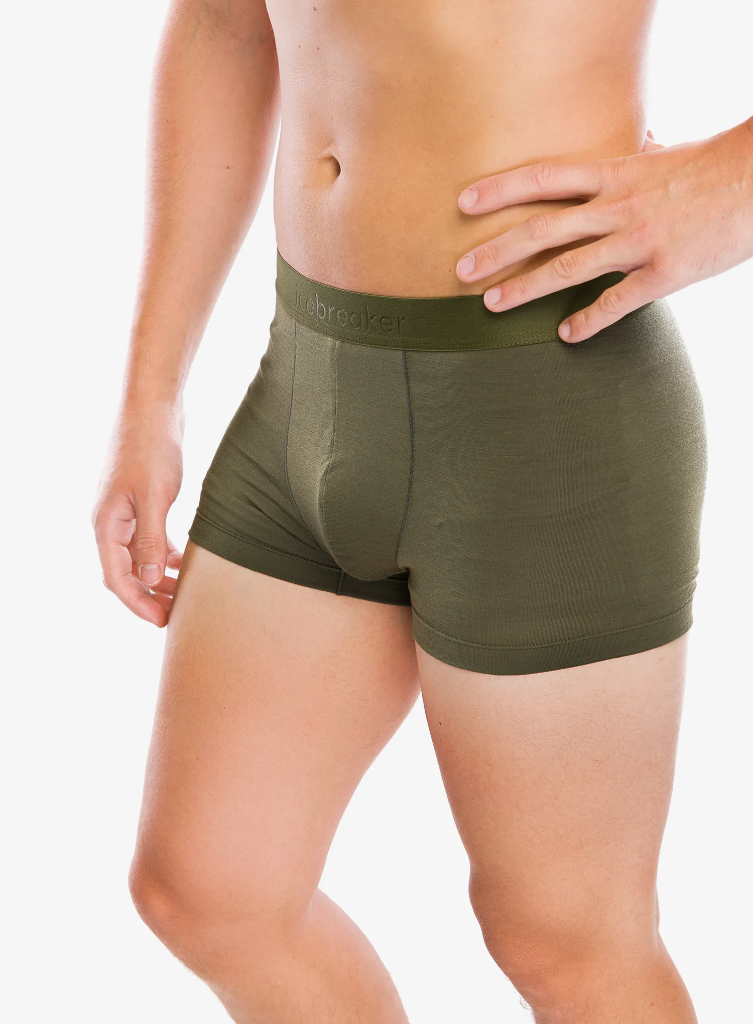Boksarice Icebreaker Merino 125 Cool-Lite Anatomica Trunks - loden