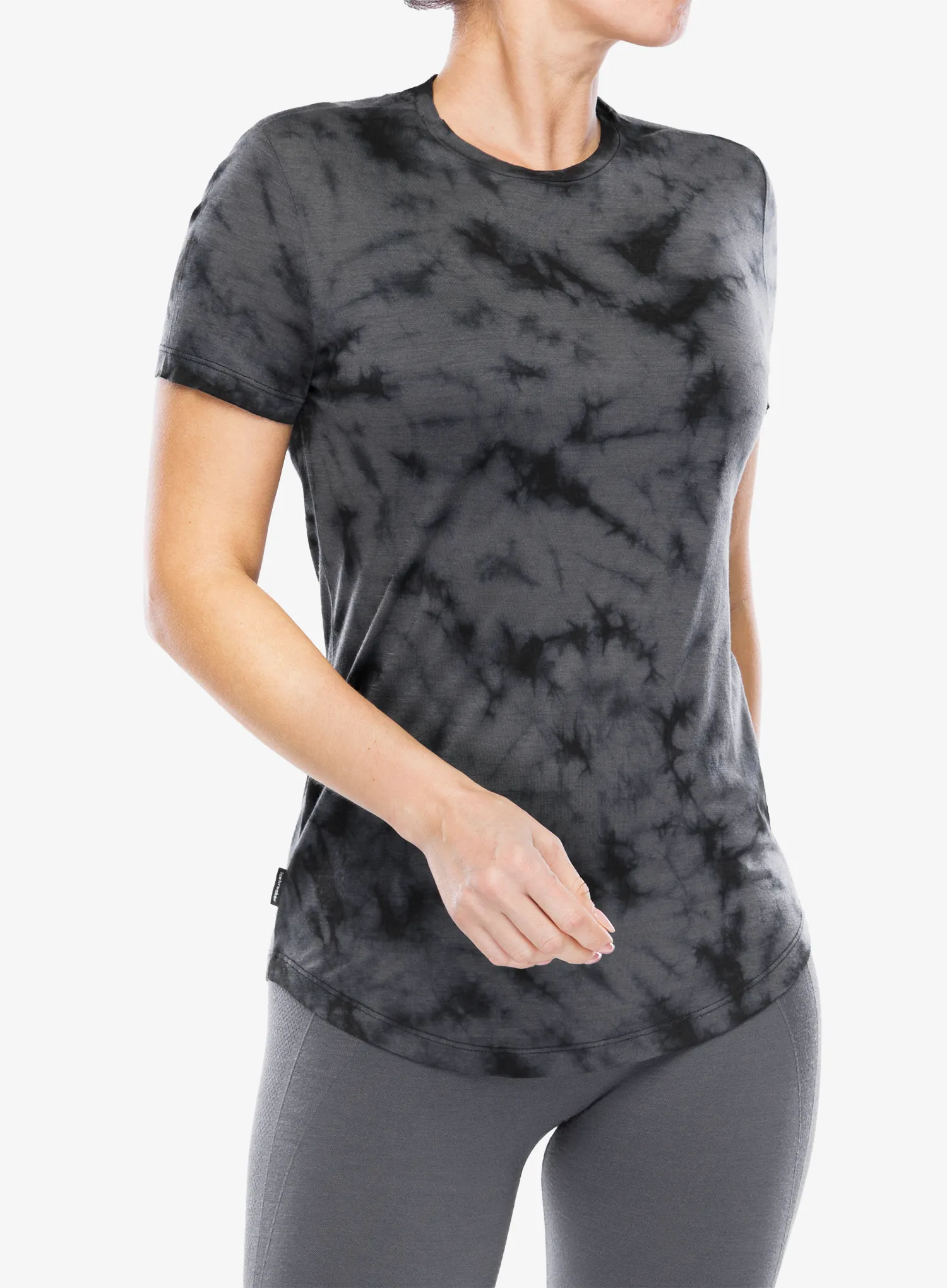 Merino majica Icebreaker Merino 125 Cool-Lite Sphere SS Tee - graphite/black/cd