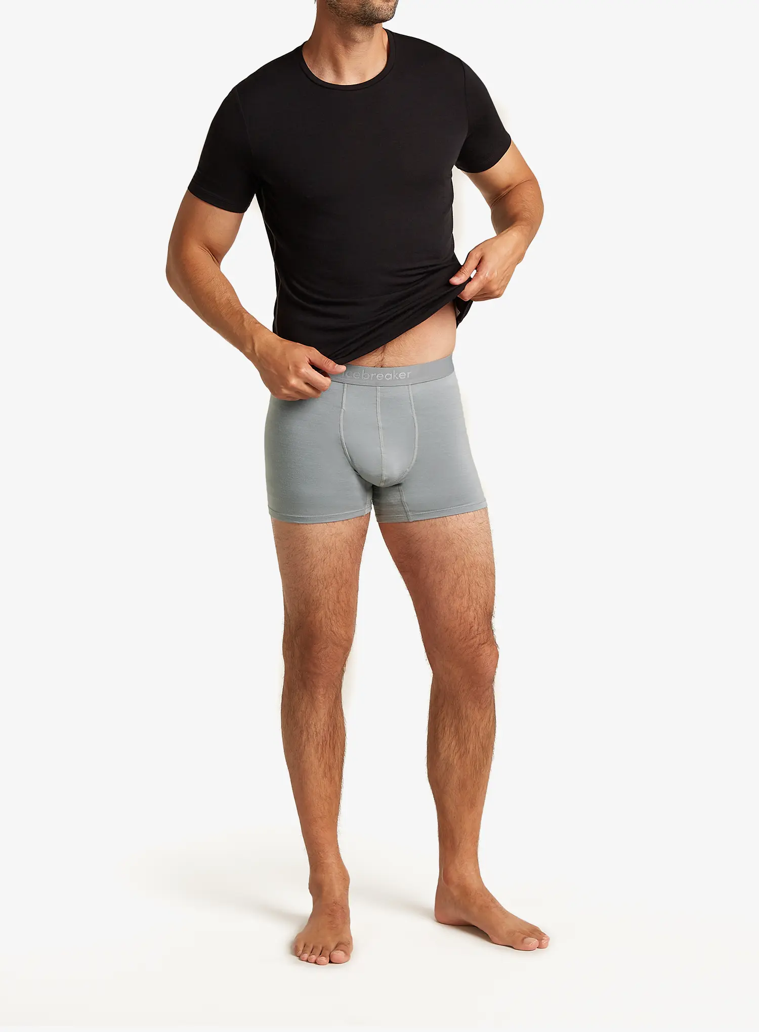 Boksarice Icebreaker Merino 125 ZoneKnit Boxers - alloy