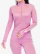 Ženska termo flis jopa Icebreaker Merino 125 ZoneKnit LS Half Zip - deco/ashen/cb