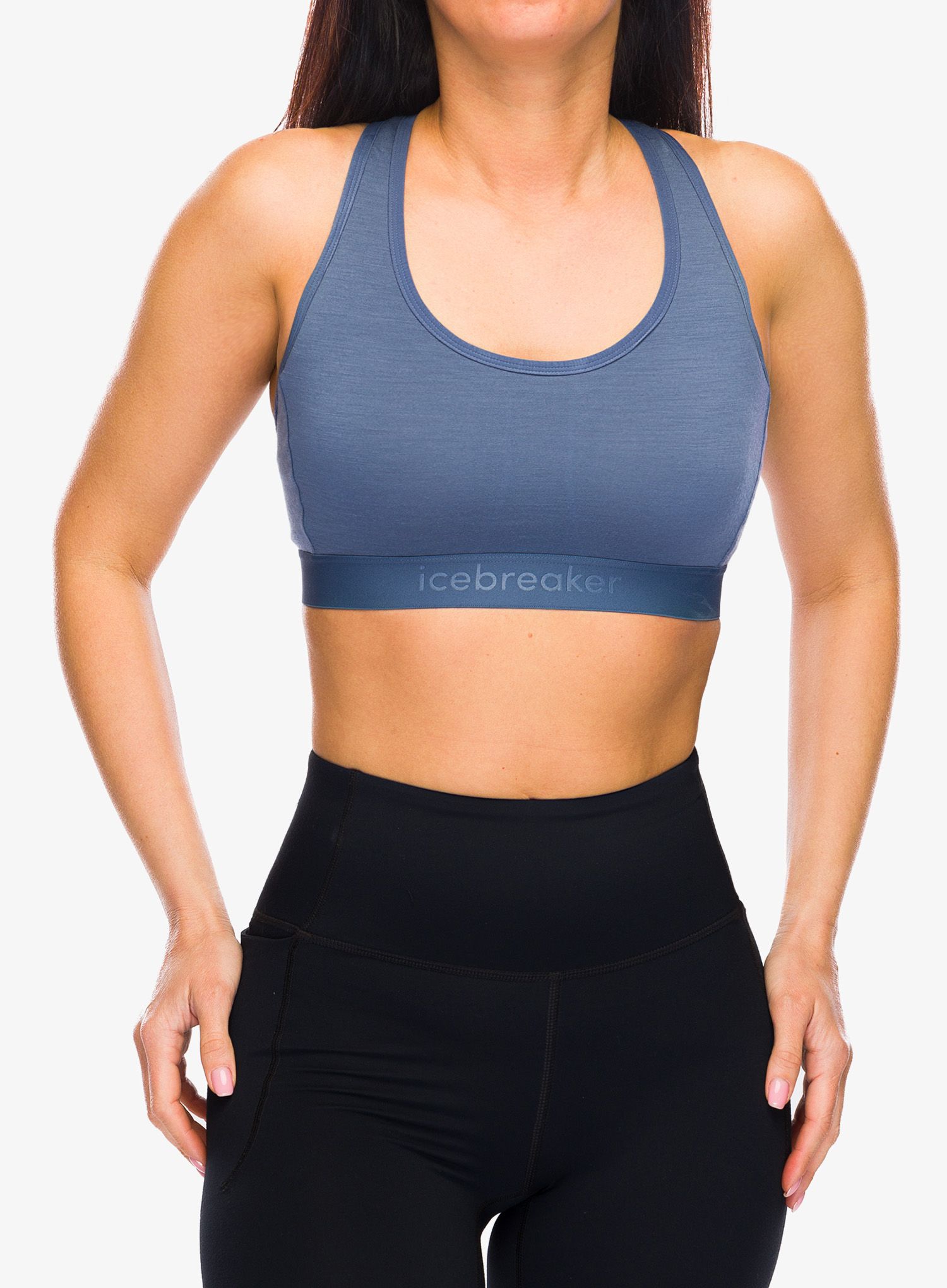 Športni nedrček Icebreaker Merino 125 ZoneKnit Racerback Bra - dawn