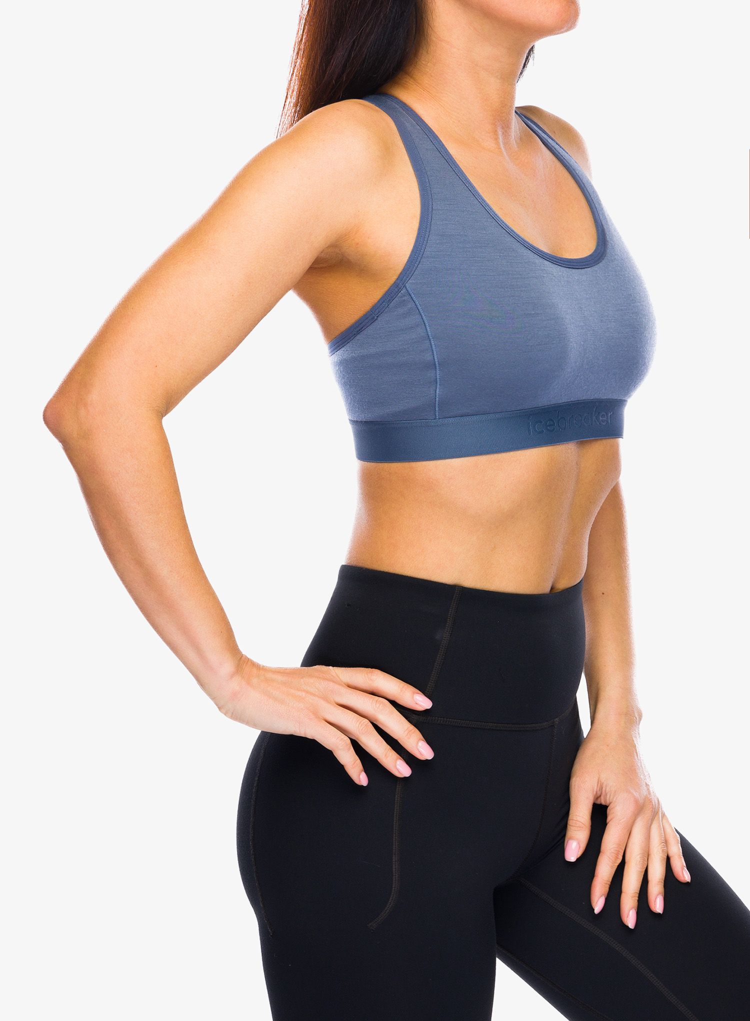 Športni nedrček Icebreaker Merino 125 ZoneKnit Racerback Bra - dawn