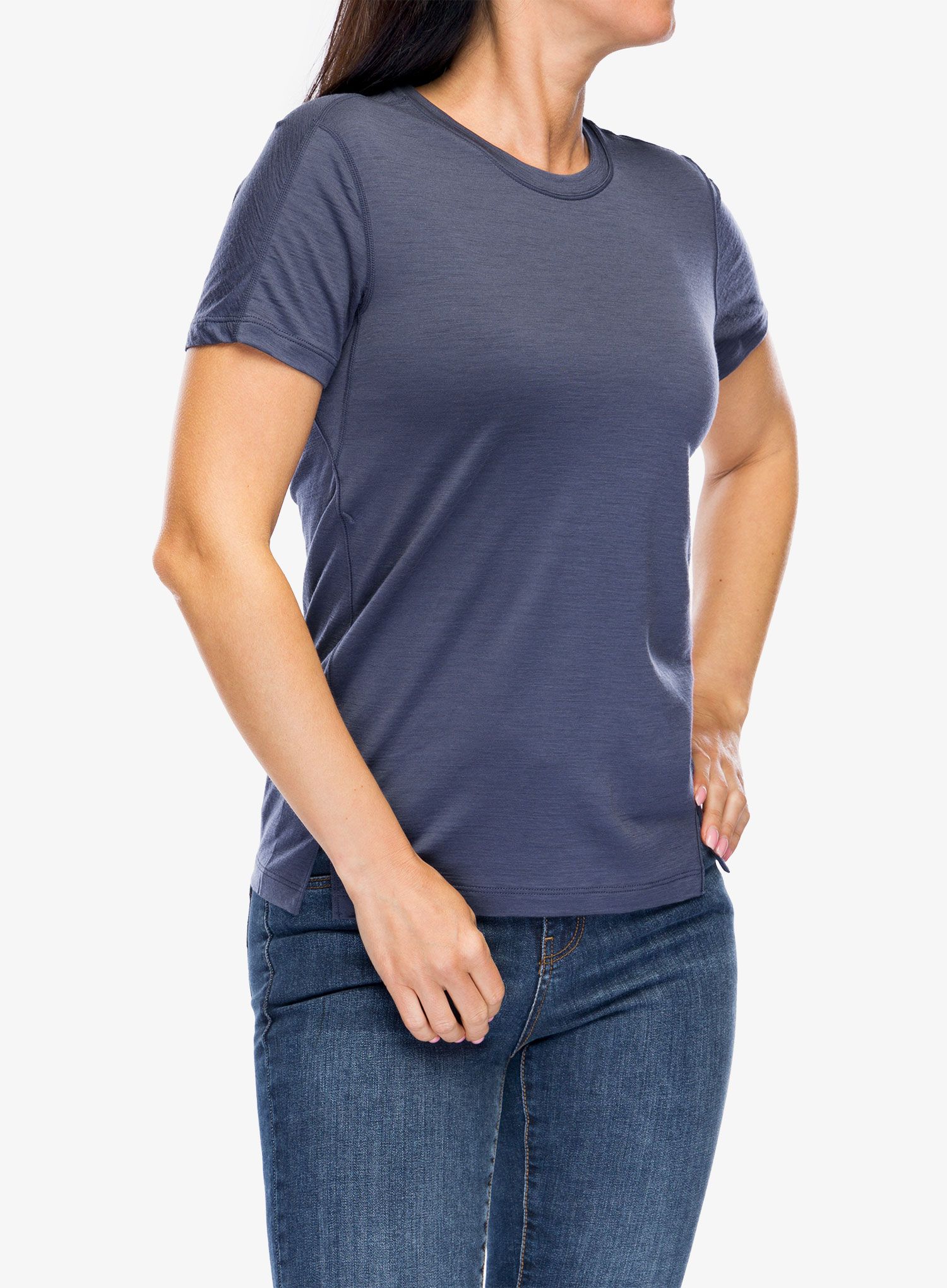 Ženska majica Icebreaker Merino 150 Ace SS Tee - graphite