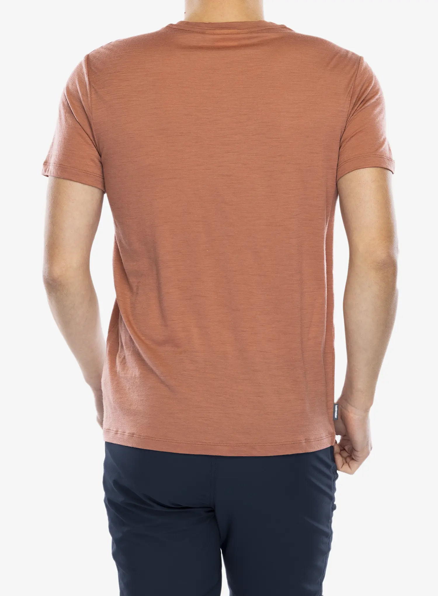 Majica s potiskom Icebreaker Merino 150 TL SS Tee Van Life - cedar wood