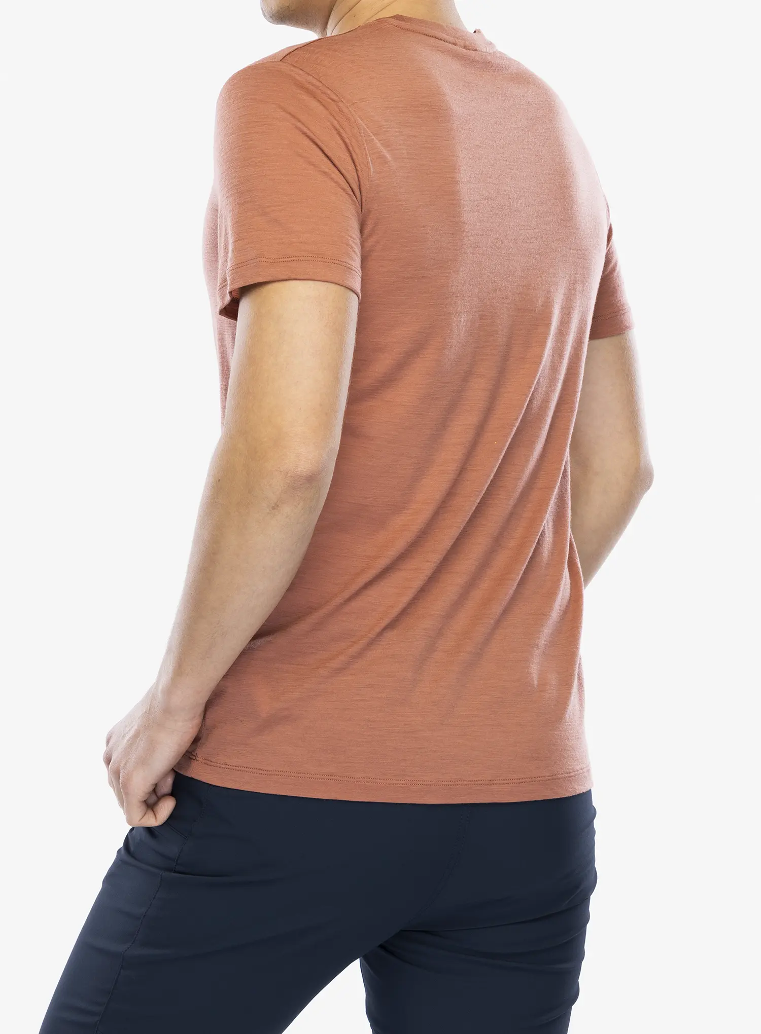 Majica s potiskom Icebreaker Merino 150 TL SS Tee Van Life - cedar wood