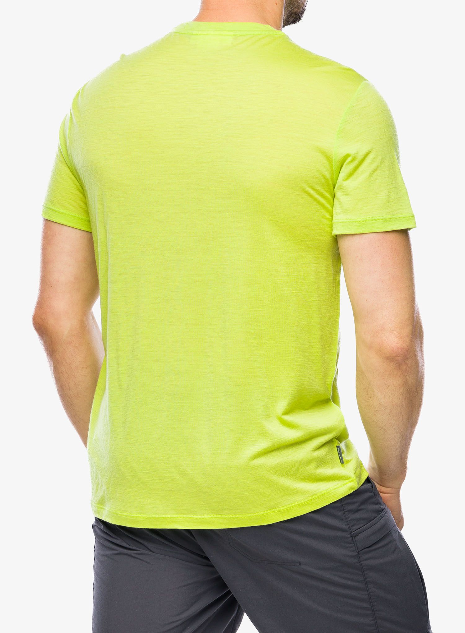 Majica s potiskom Icebreaker Merino 150 Tech Lite III SS Tee IB Grown Naturally - hyper