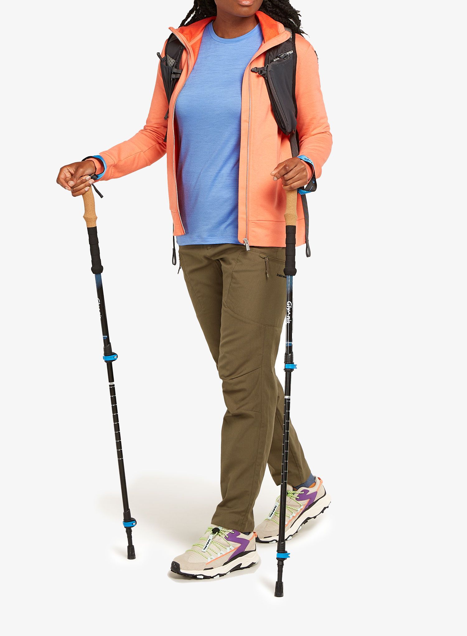 Ženska merino majica Icebreaker Merino 150 Tech Lite III SS Tee - baja