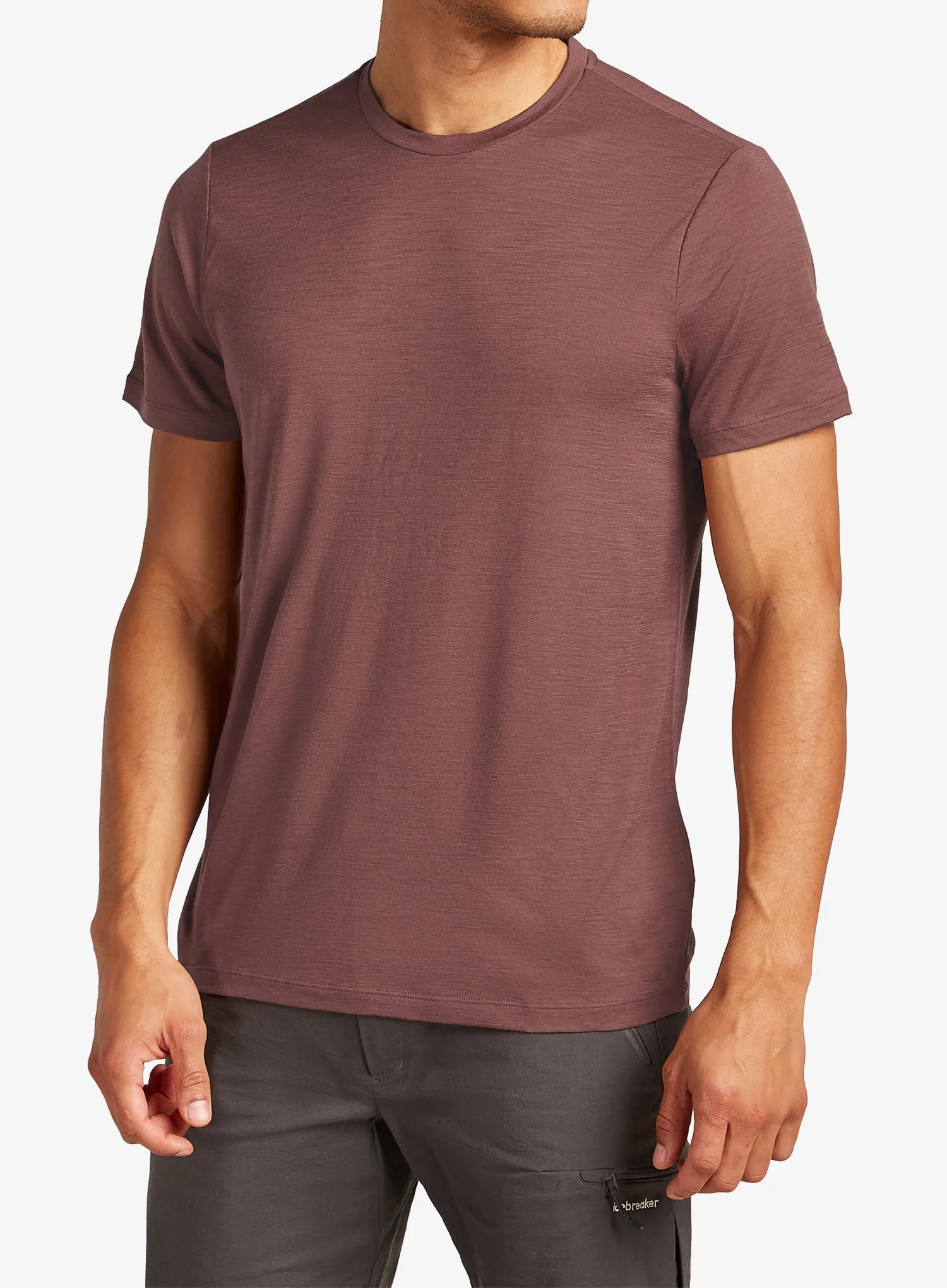 Merino majica Icebreaker Merino 150 Tech Lite III SS Tee - carob