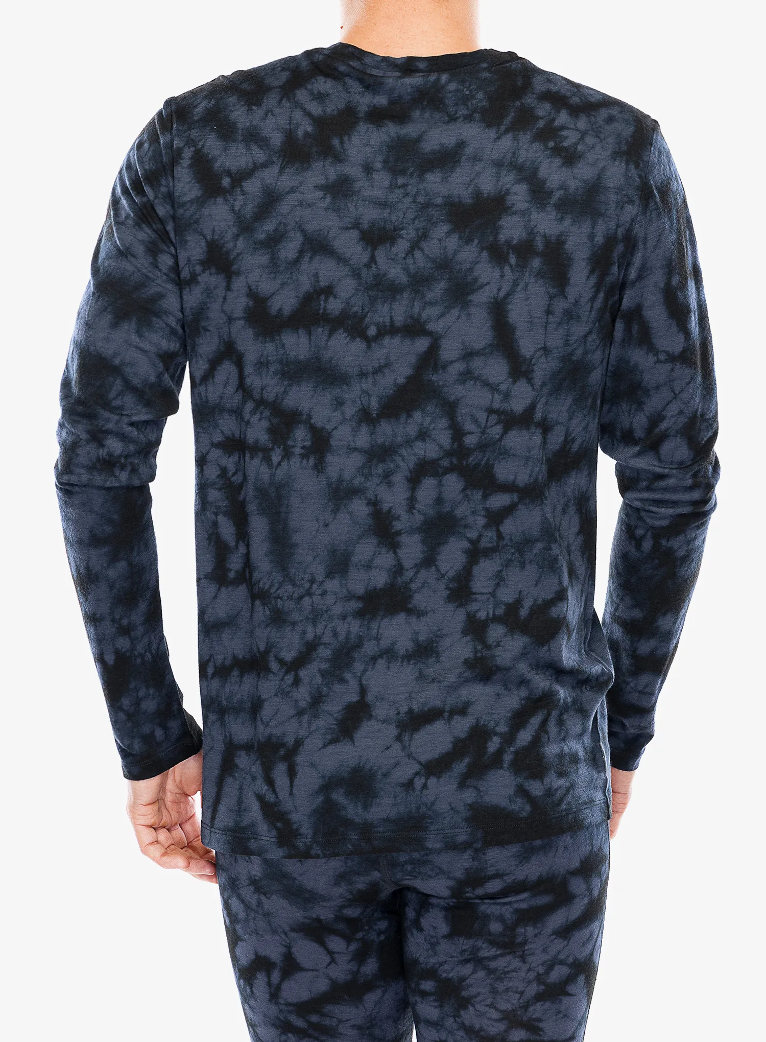 Puloverji brez kapuce Icebreaker Merino 150 Tech Lite LS Tee Cloud Dye - graphite/black/cd