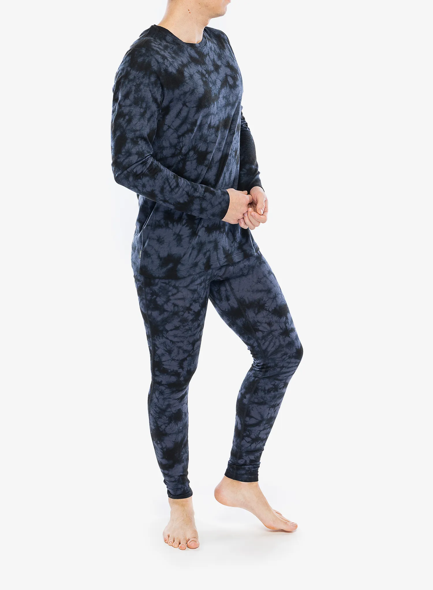 Puloverji brez kapuce Icebreaker Merino 150 Tech Lite LS Tee Cloud Dye - graphite/black/cd