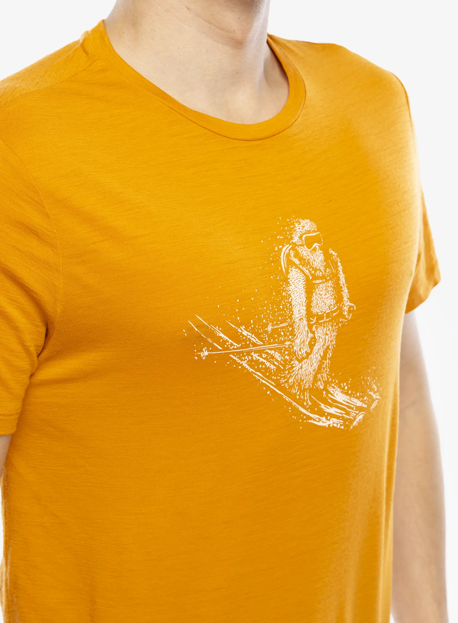 Merino majica Icebreaker Merino 150 Tech Lite SS T Skiing Yeti - ray