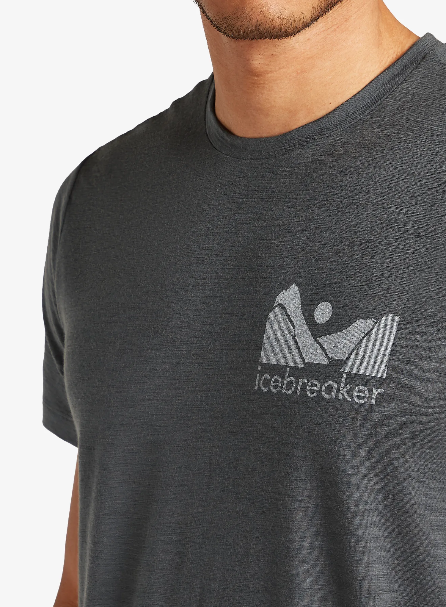Merino majica Icebreaker Merino 150 Tech Lite SS Tee Southern Shapes - obsidian