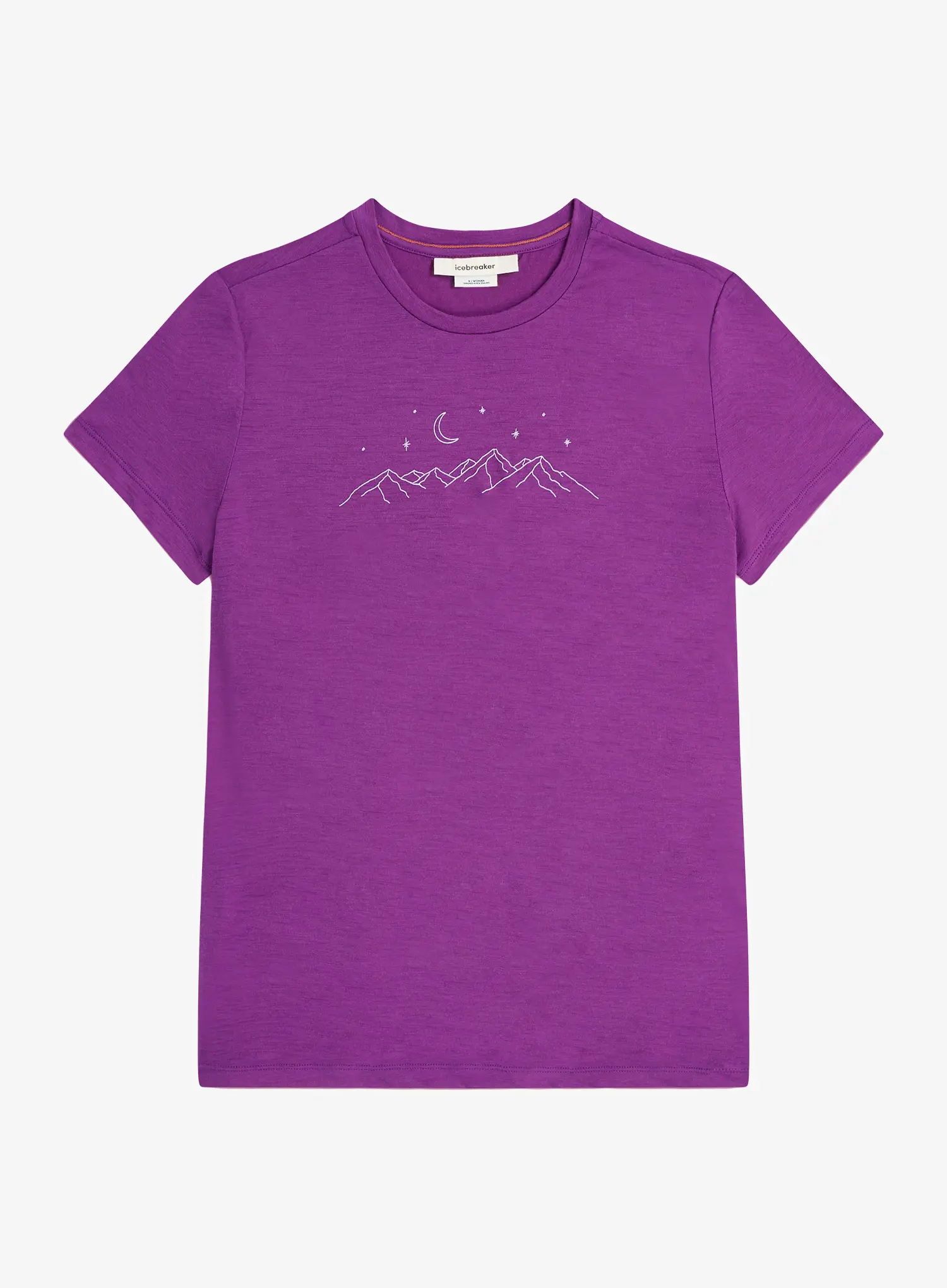 Ženska majica Icebreaker Merino 150 Tech Lite SS Tee Sparkling Stars - passion