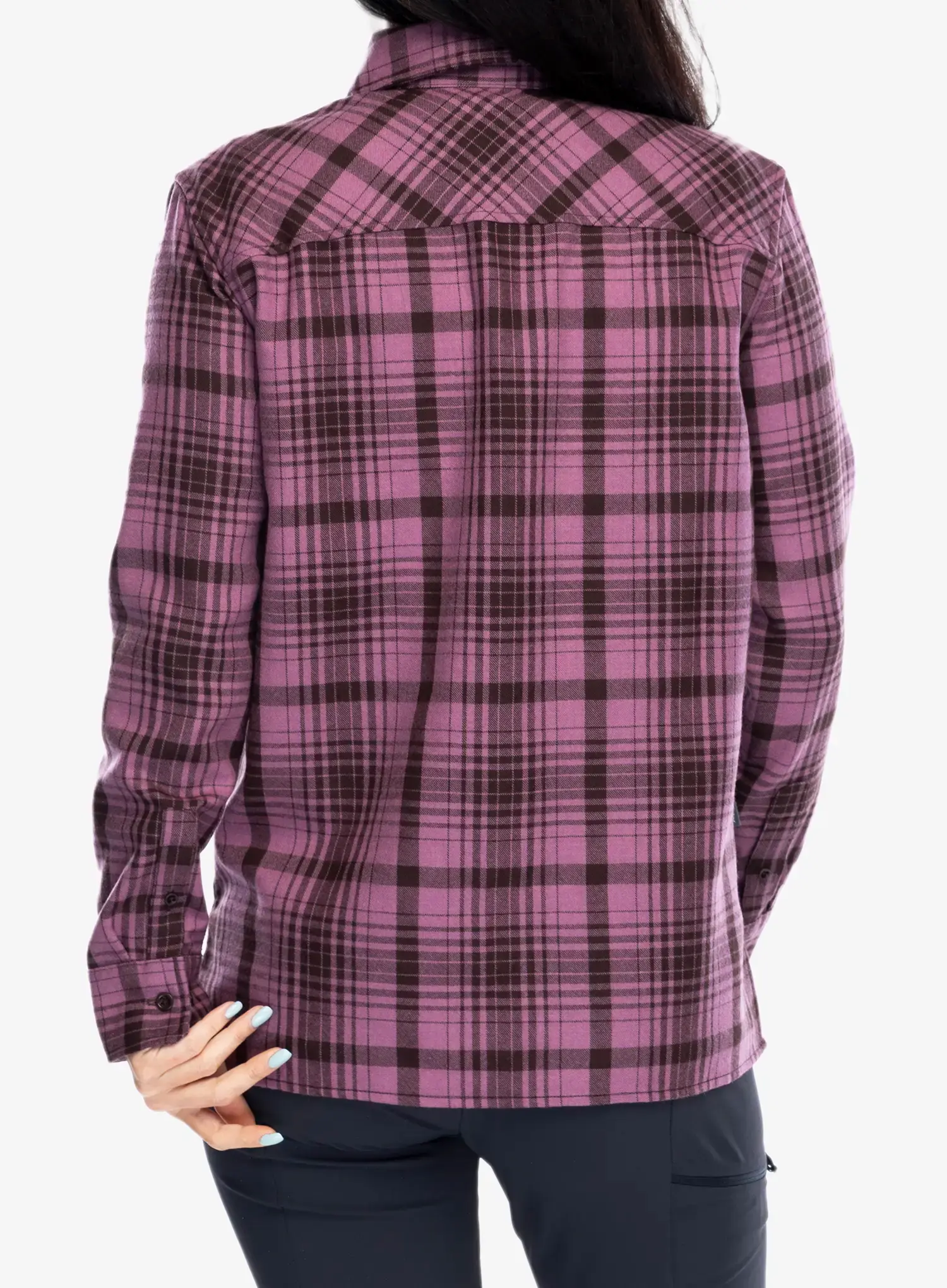 Ženska srajca Icebreaker Merino 200 Dawnder LS Flannel Shirt Plaid - bittersweet/deco/p