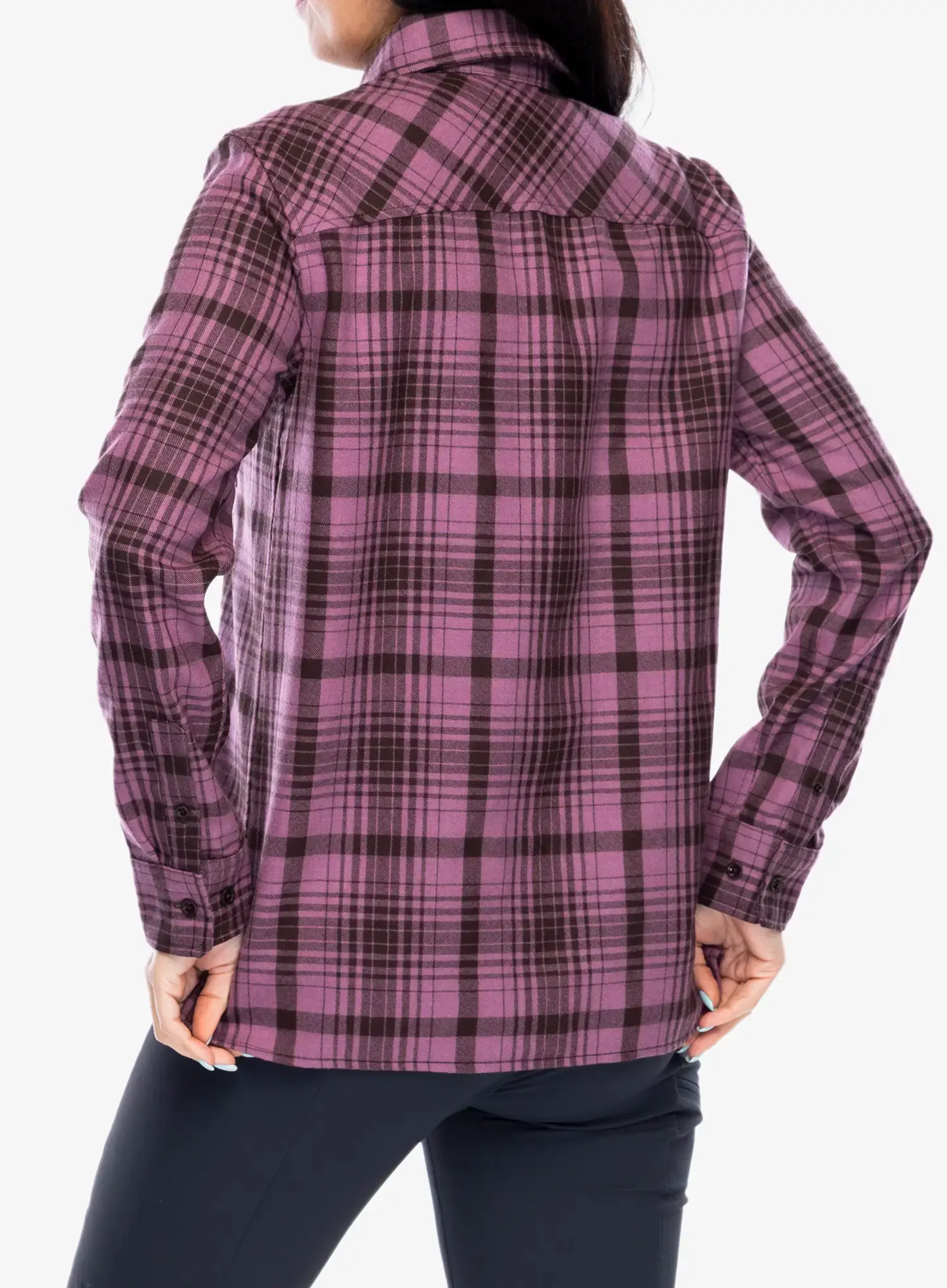 Ženska srajca Icebreaker Merino 200 Dawnder LS Flannel Shirt Plaid - bittersweet/deco/p
